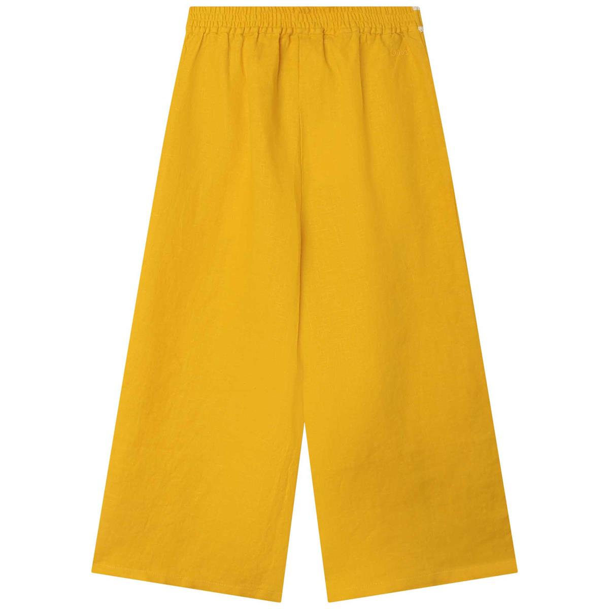 Girls Yellow Trousers