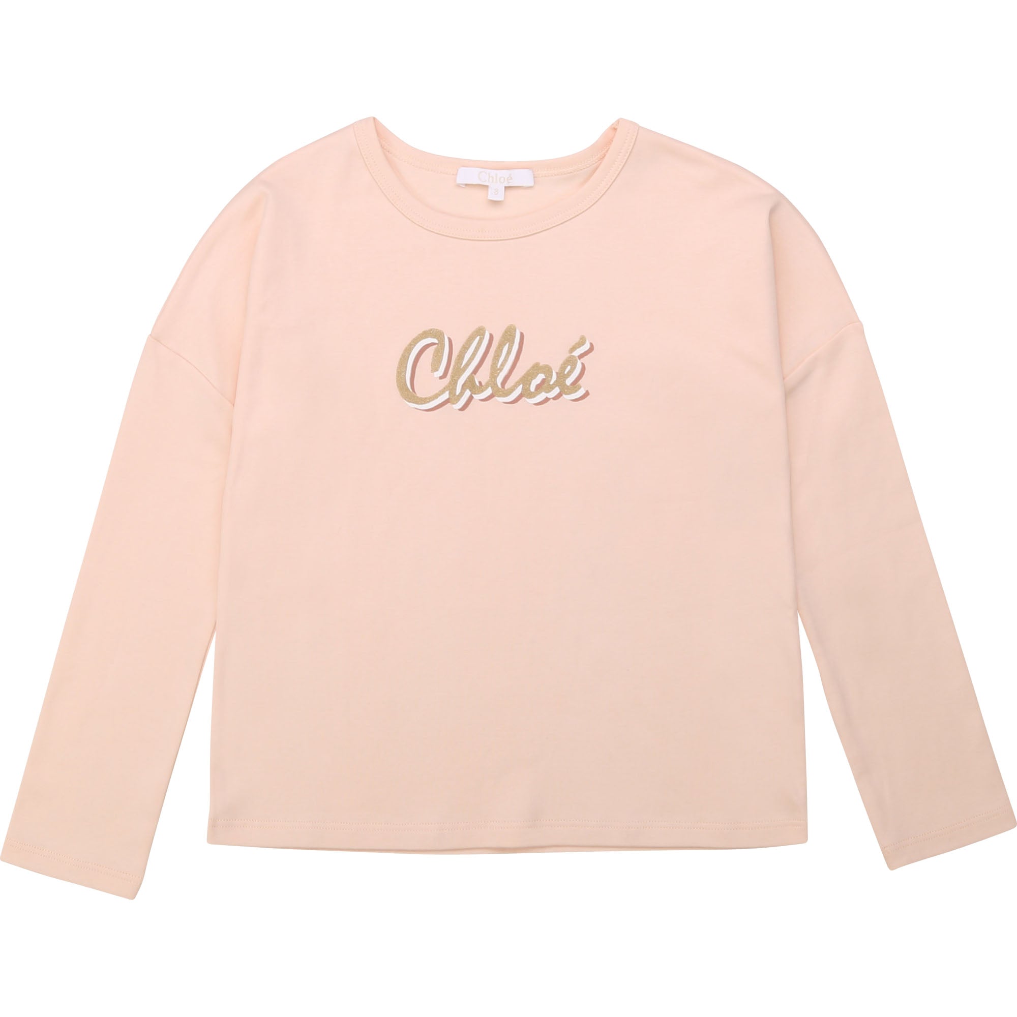 Girls Pink Cotton T-Shirt