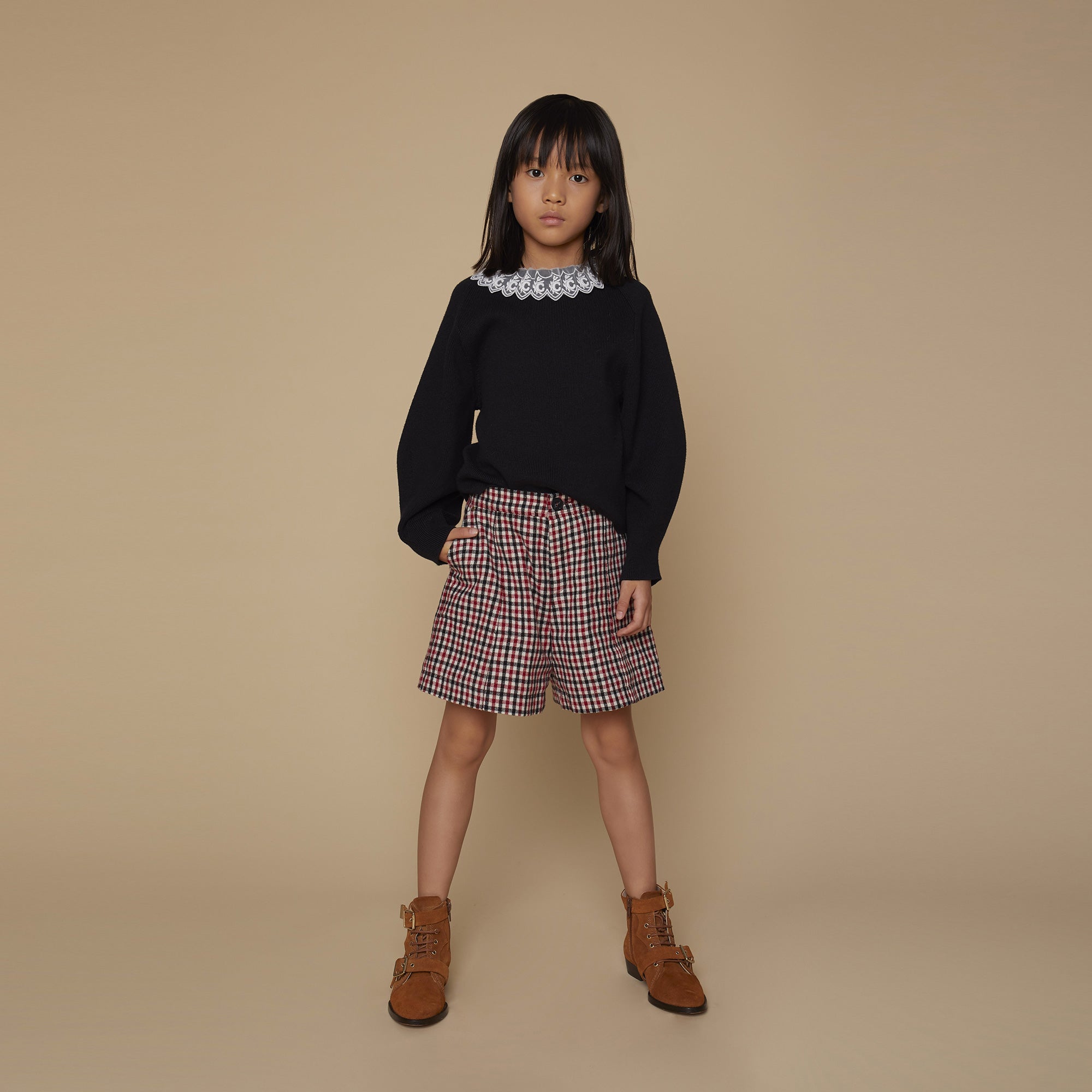 Girls Black Jumper