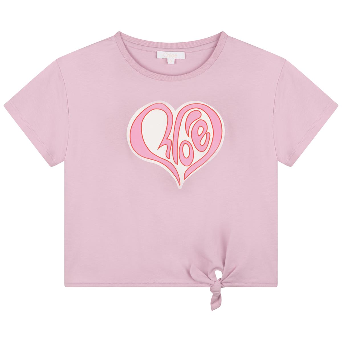 Girls Purple Logo T-Shirt