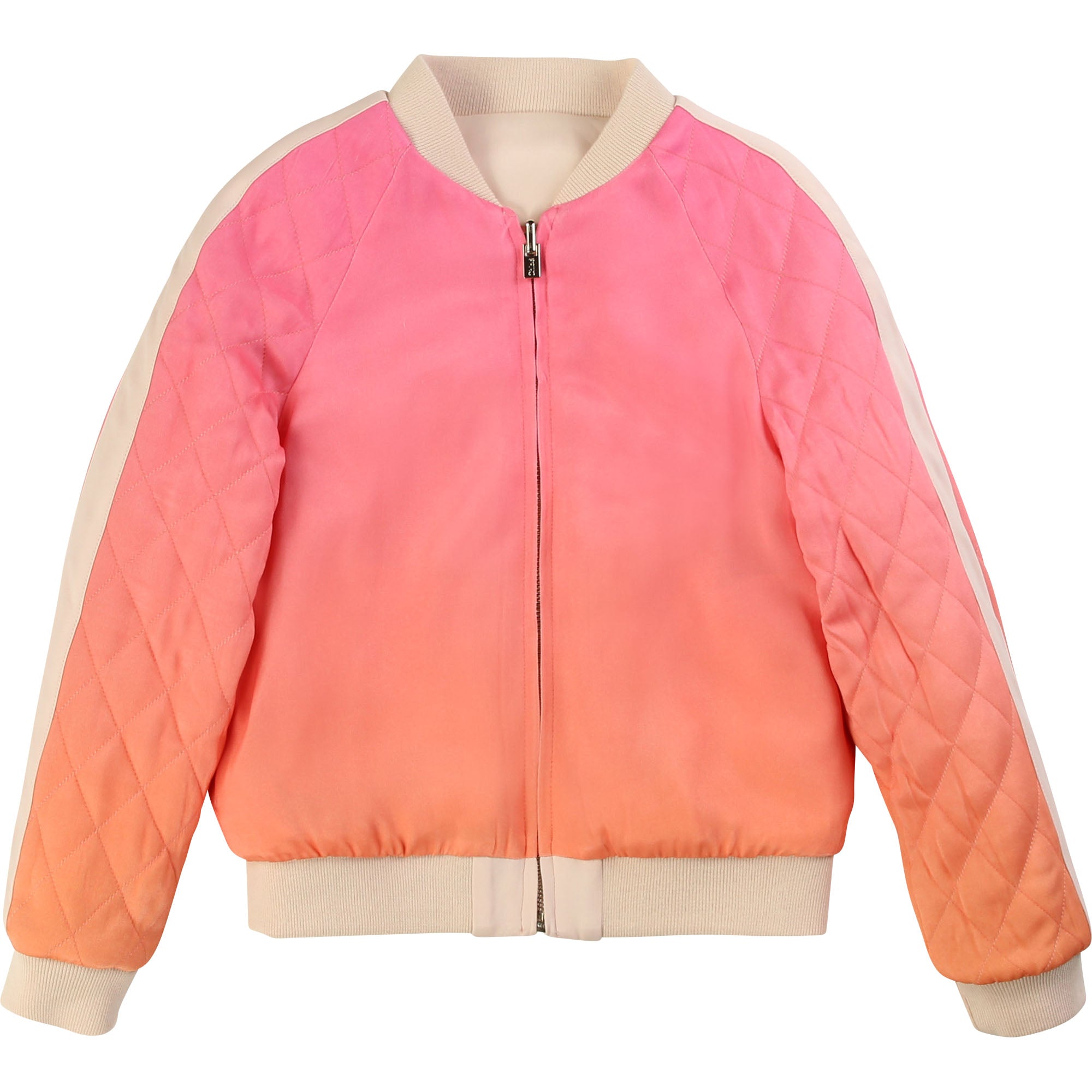 Girls Pink Reversible Jacket