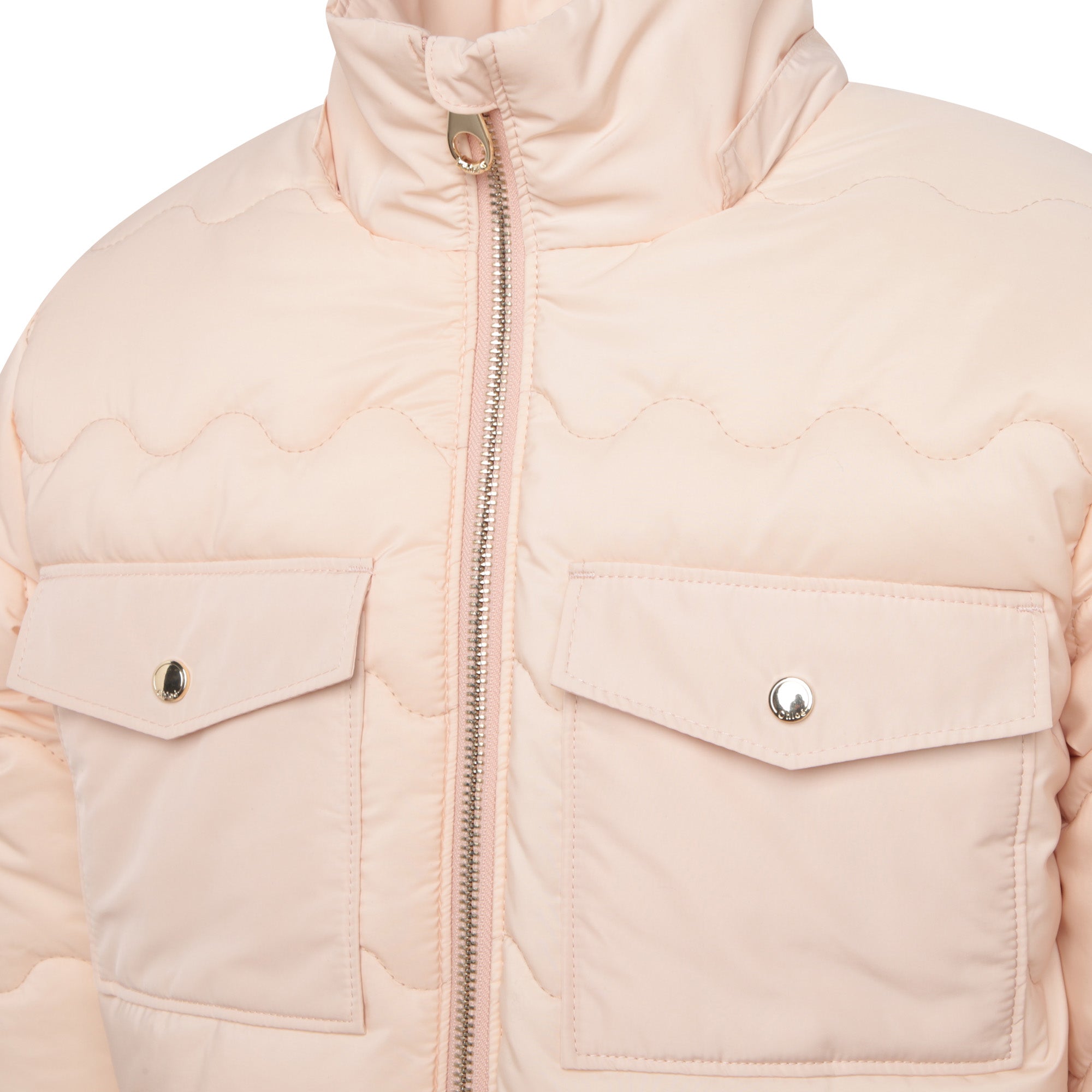 Girls Pink Padded Jacket