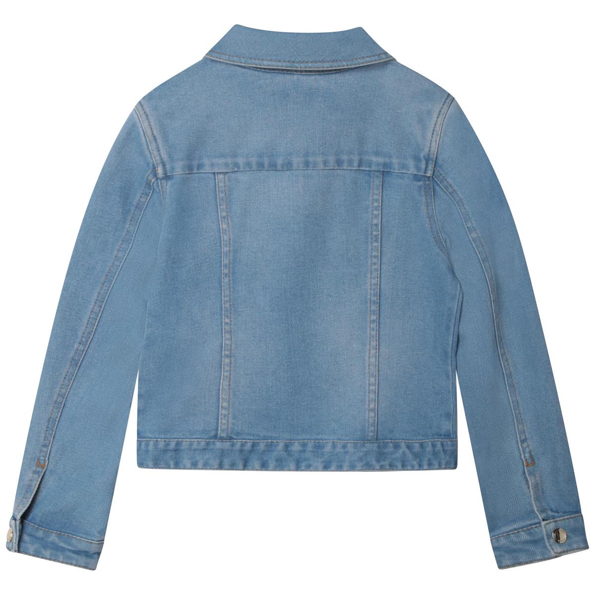 Girls Denim Blue Jacket