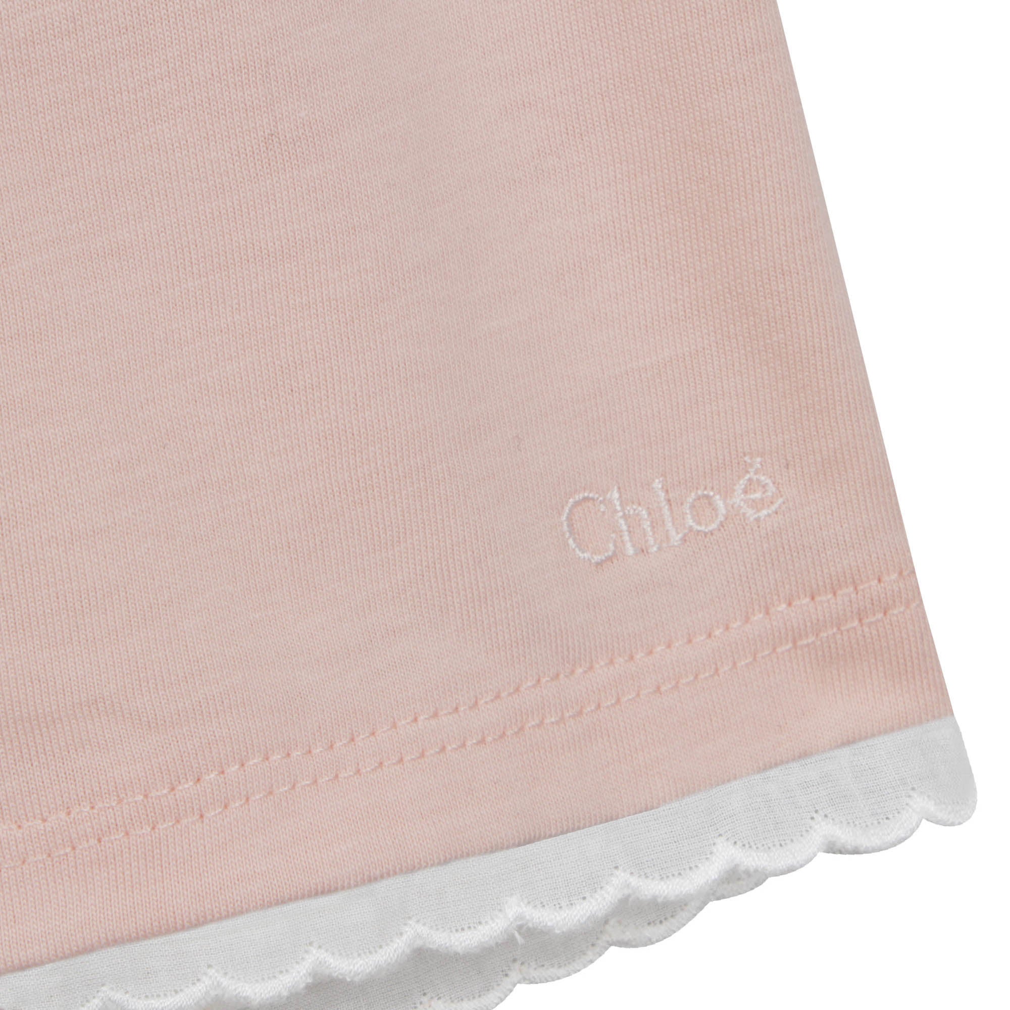 Girls Pink Cotton Nightwear Dress