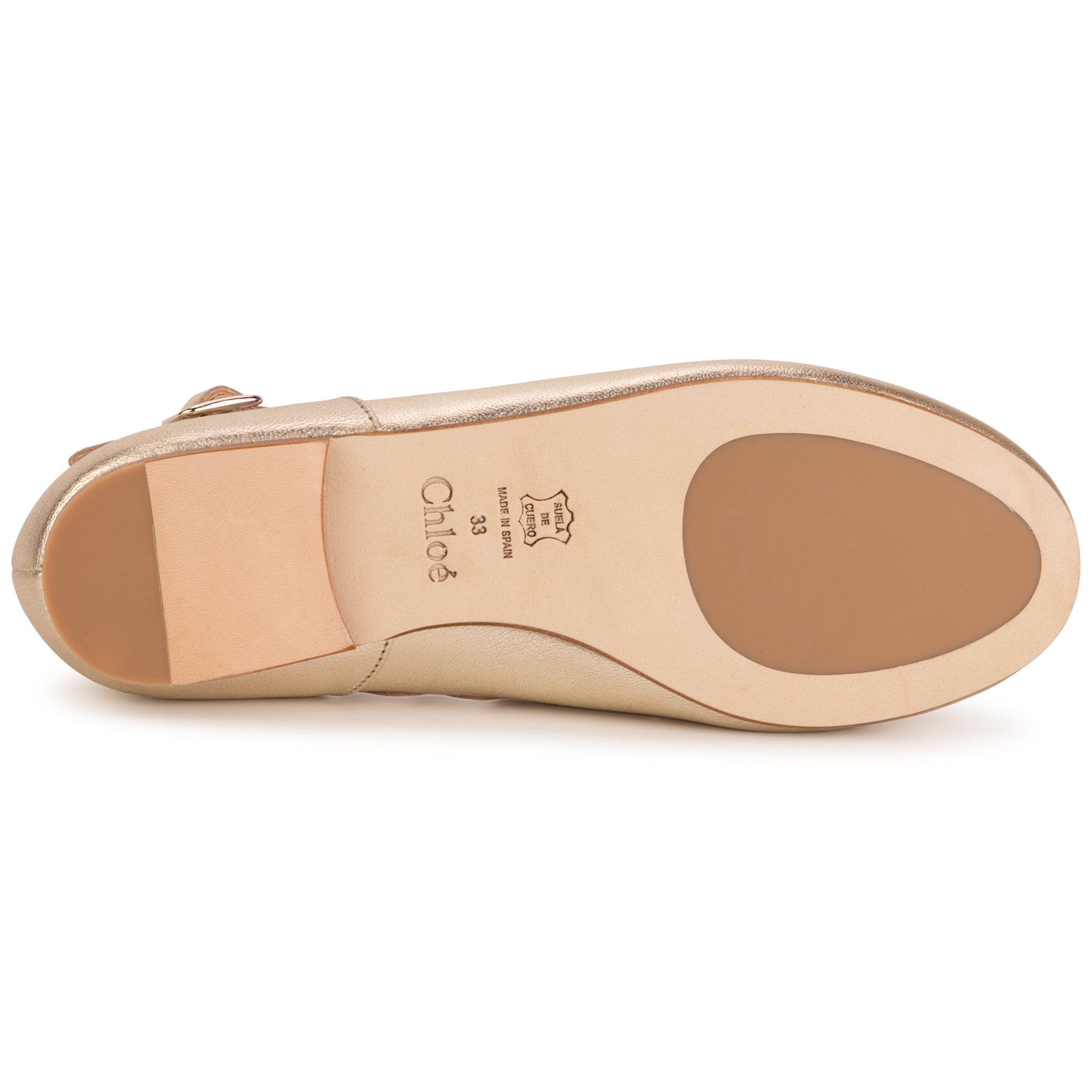 Girls Yellow Buckled Shoes