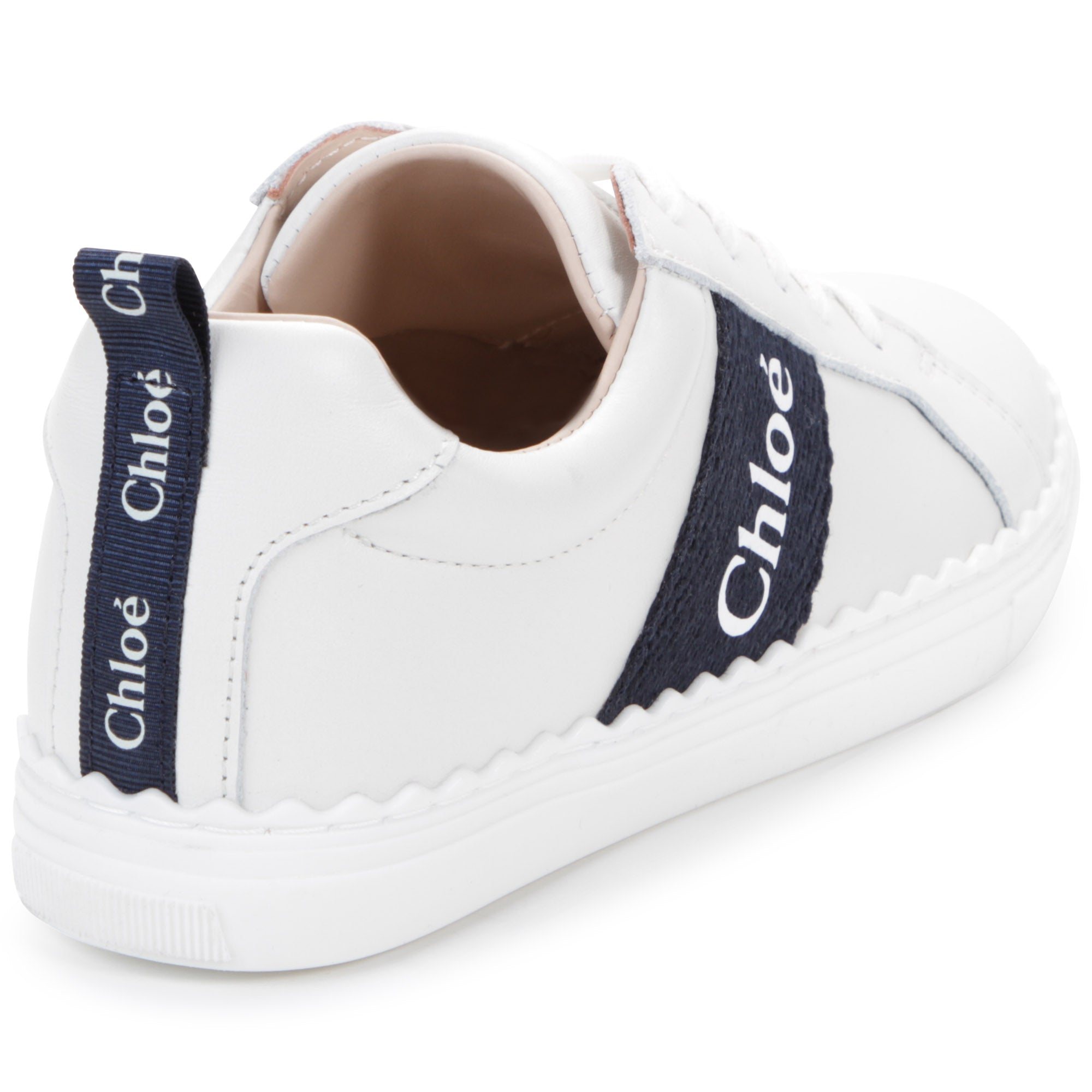 Girls White Logo Shoes