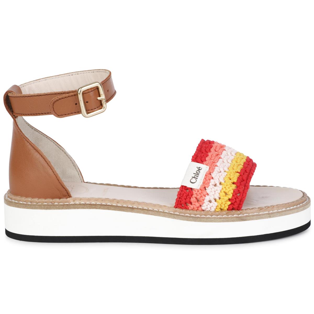 Girls Red Sandals