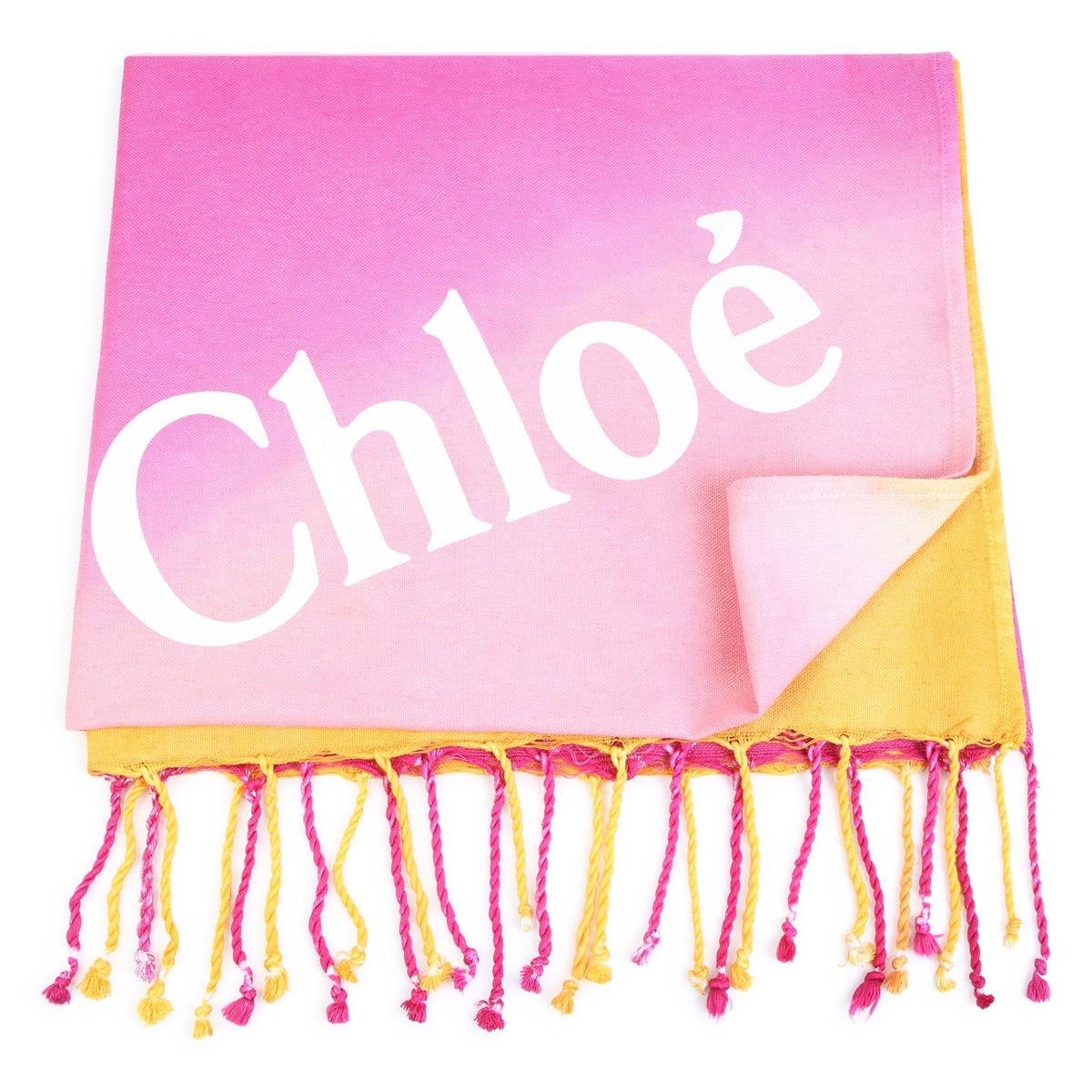 Girls Pink Logo Beach Towel(150cm x 82.5cm）