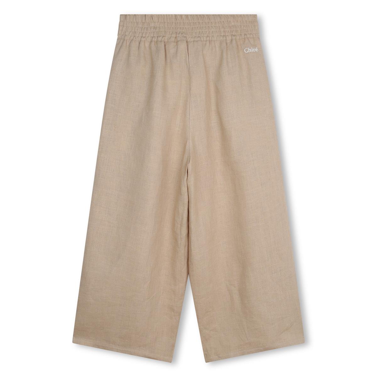Girls Beige Trousers