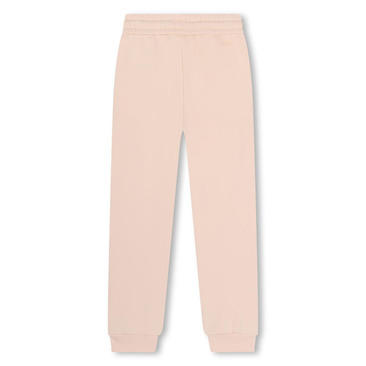 Girls Pink Cotton Trousers