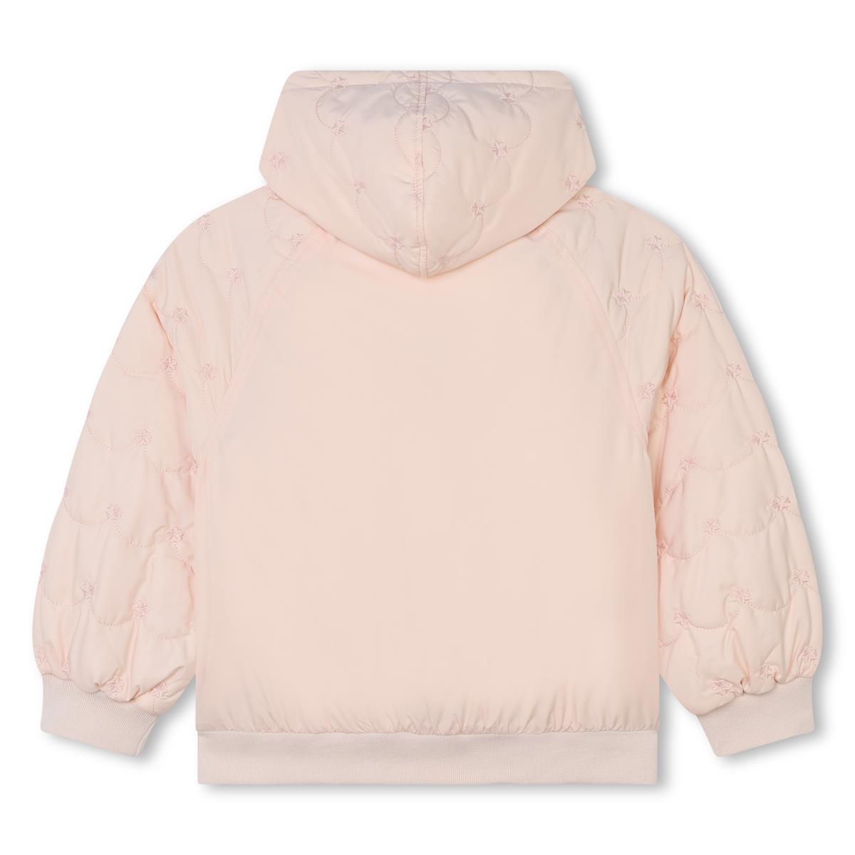 Girls Pink Hooded Jacket
