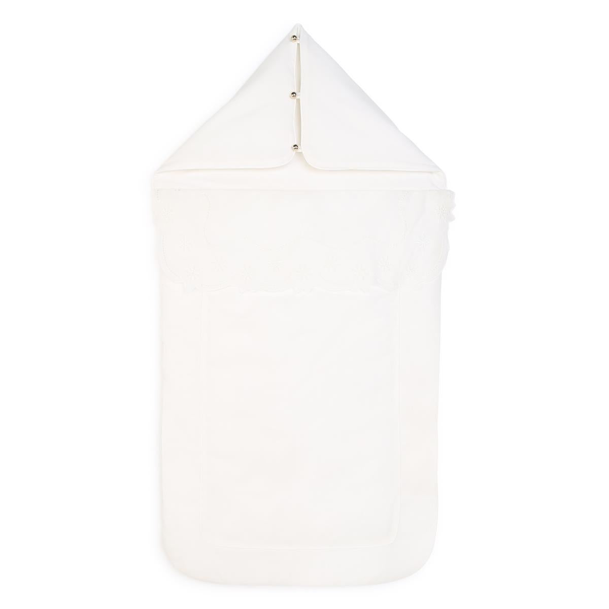 Girls White Cotton Sleep Bag