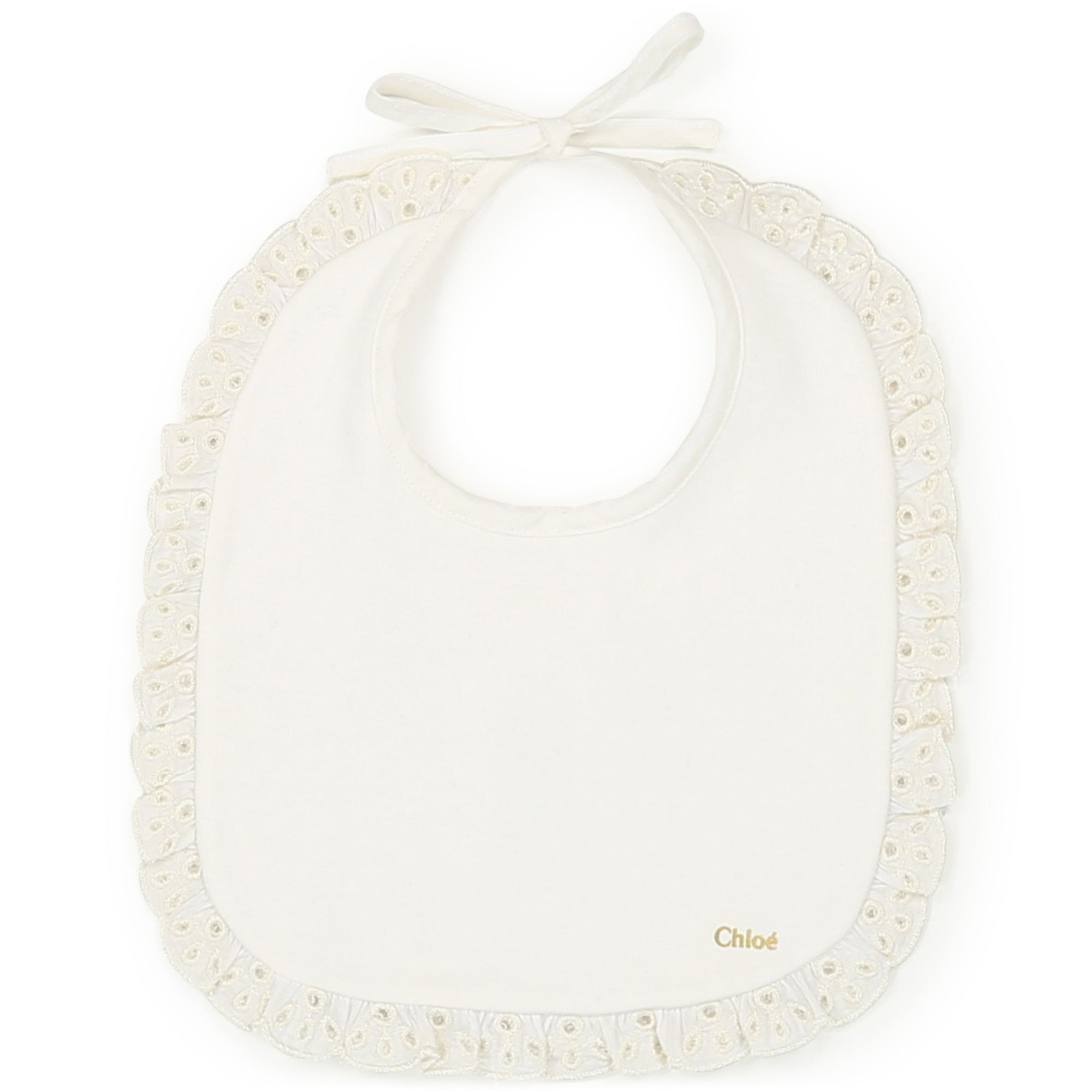Baby Girls White Cotton Babysuit Set