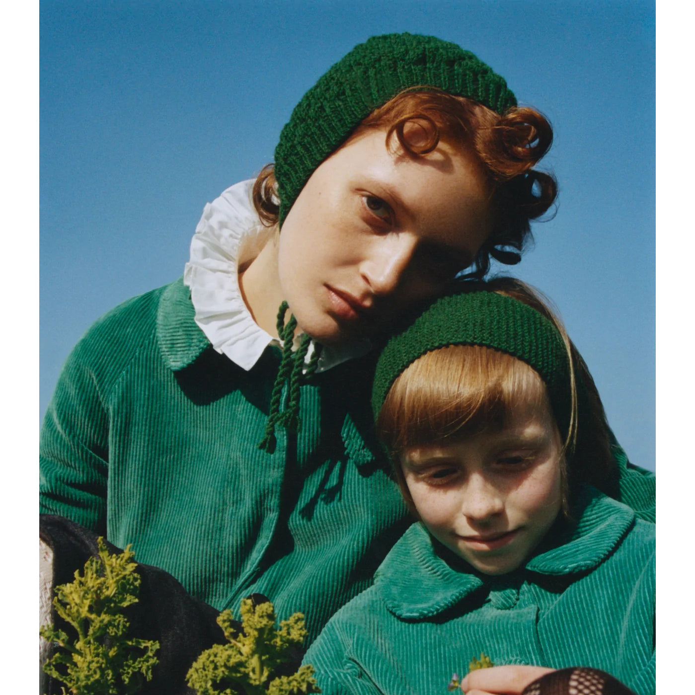Baby Boys & Girls Green Wool Hat