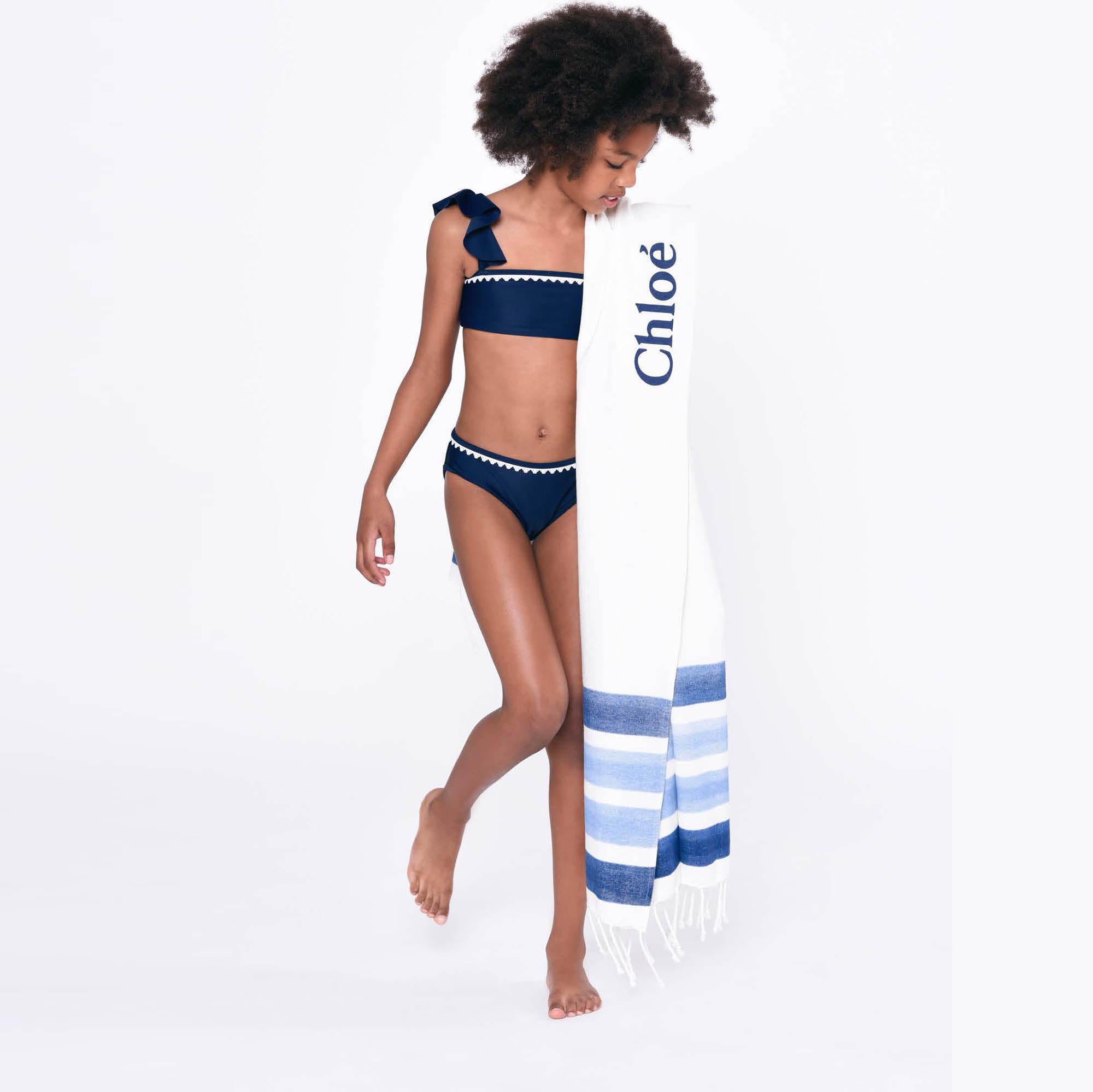 Girls Blue Swimsuit