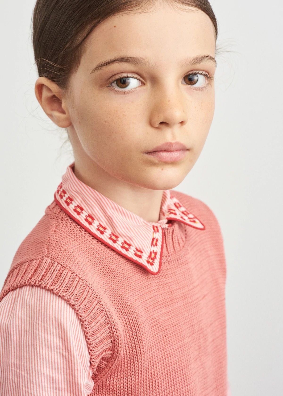 Boys & Girls Pink Cotton Vest