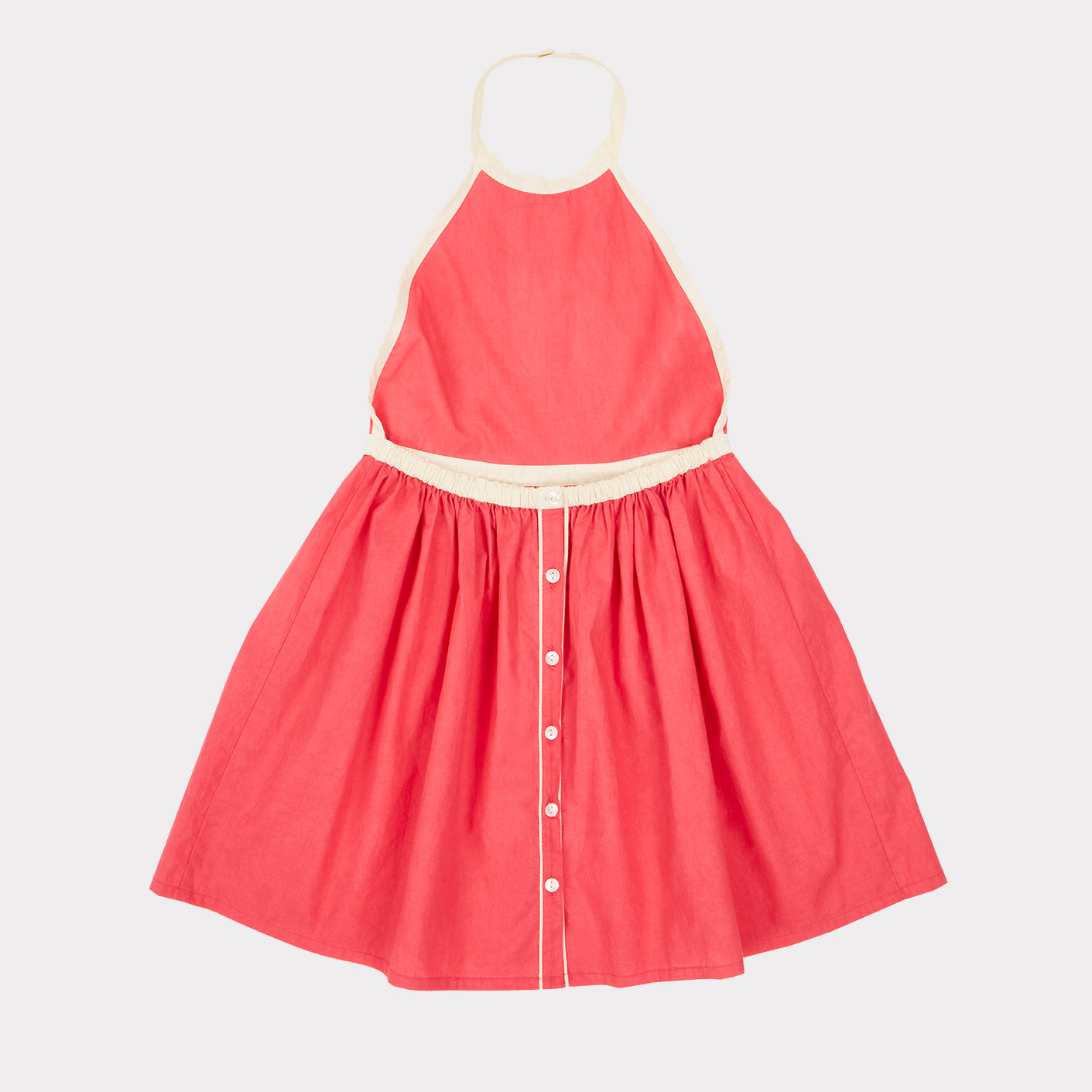Girls Berry Cotton Dress