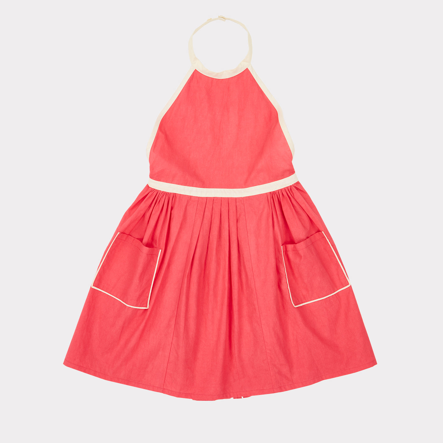 Girls Berry Cotton Dress