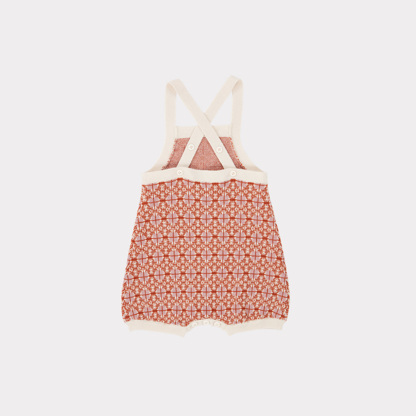 Baby Girls Red Wool Romper