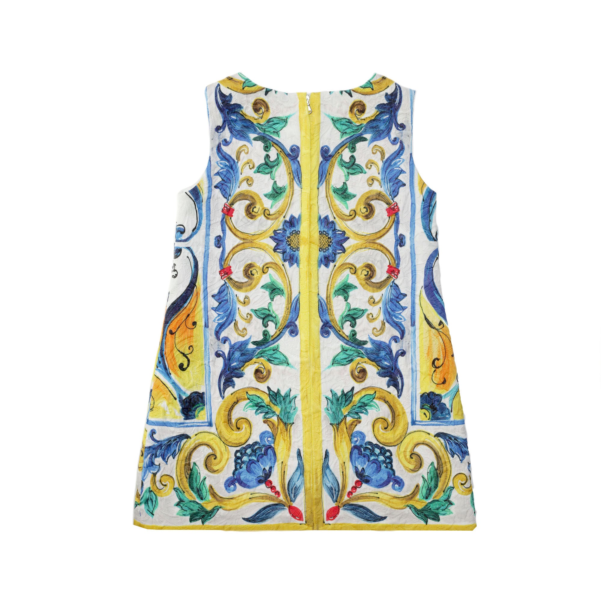 Girls Multicolor Maiolica Bouqut Printed Dress - CÉMAROSE | Children's Fashion Store - 2