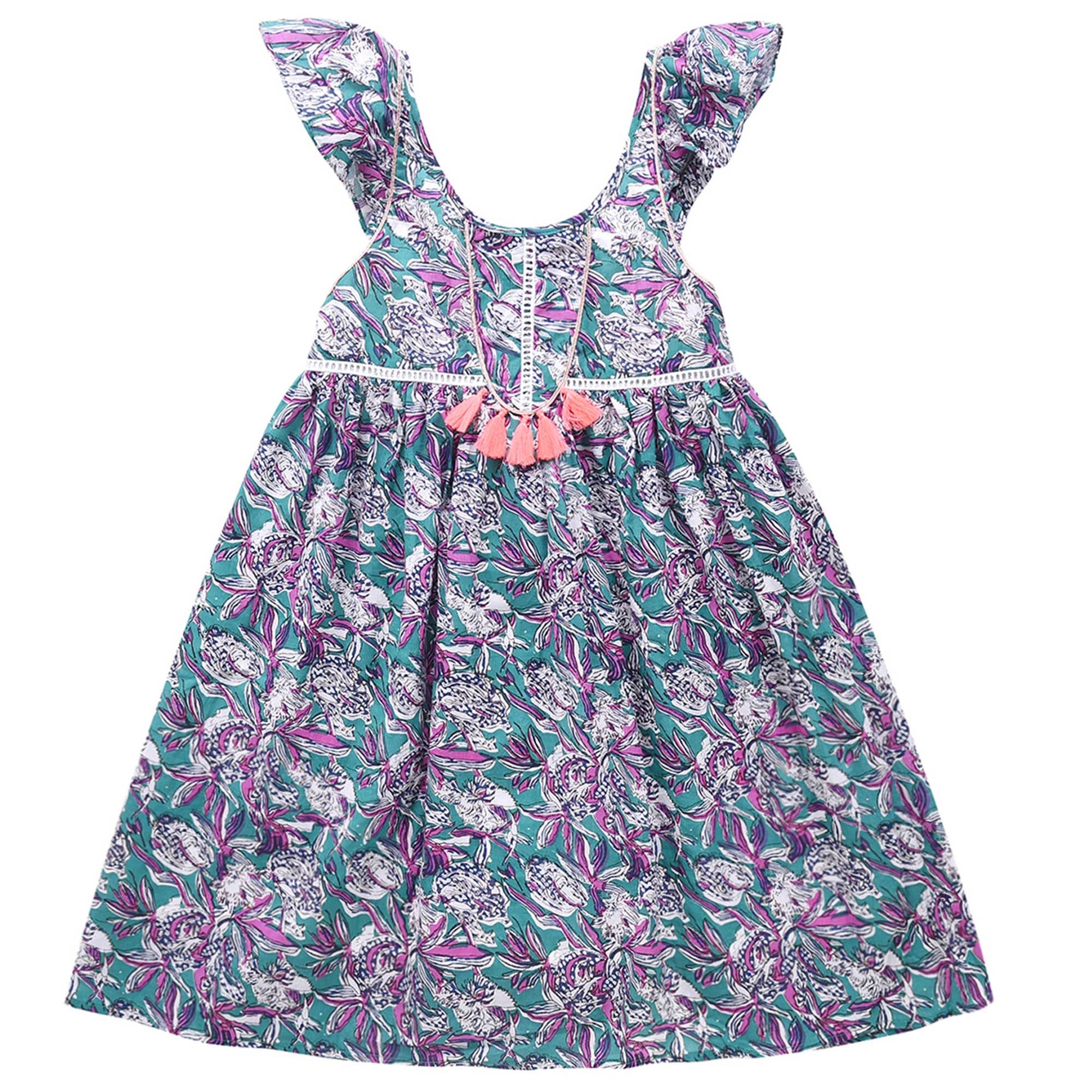 Girls Iris "Baya" Cotton Dress