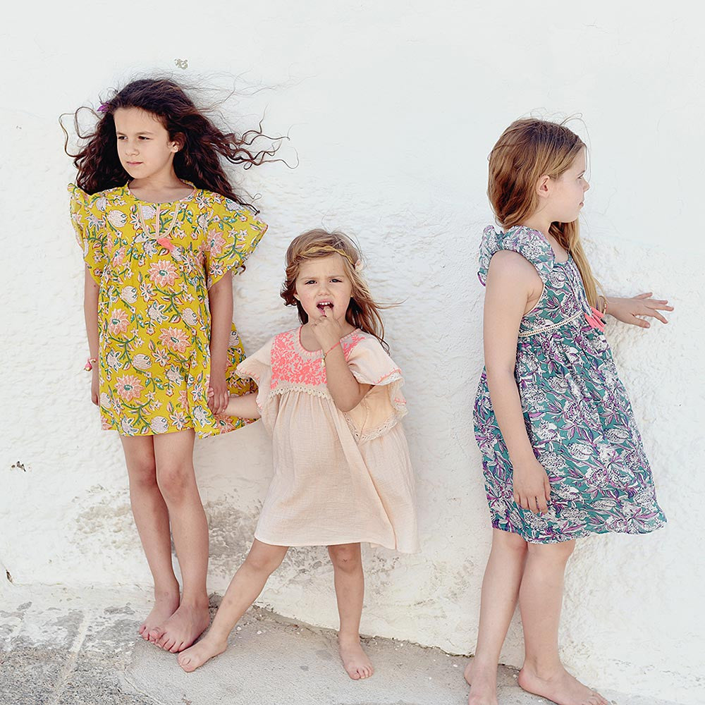 Girls Iris "Baya" Cotton Dress