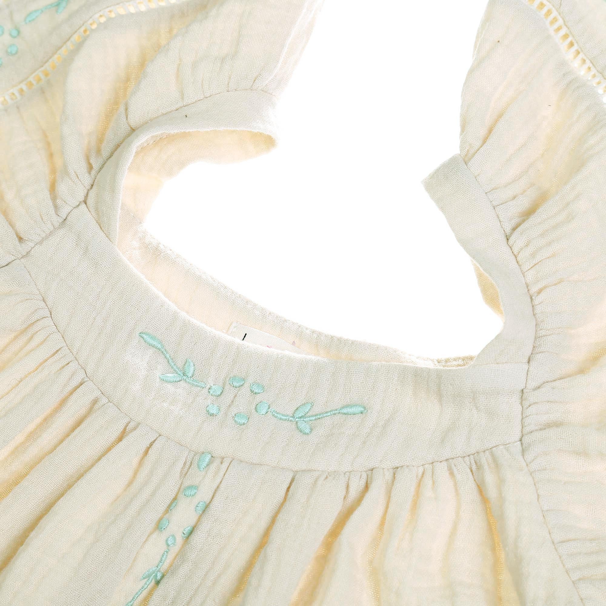 Girls White "Penelope" Dress