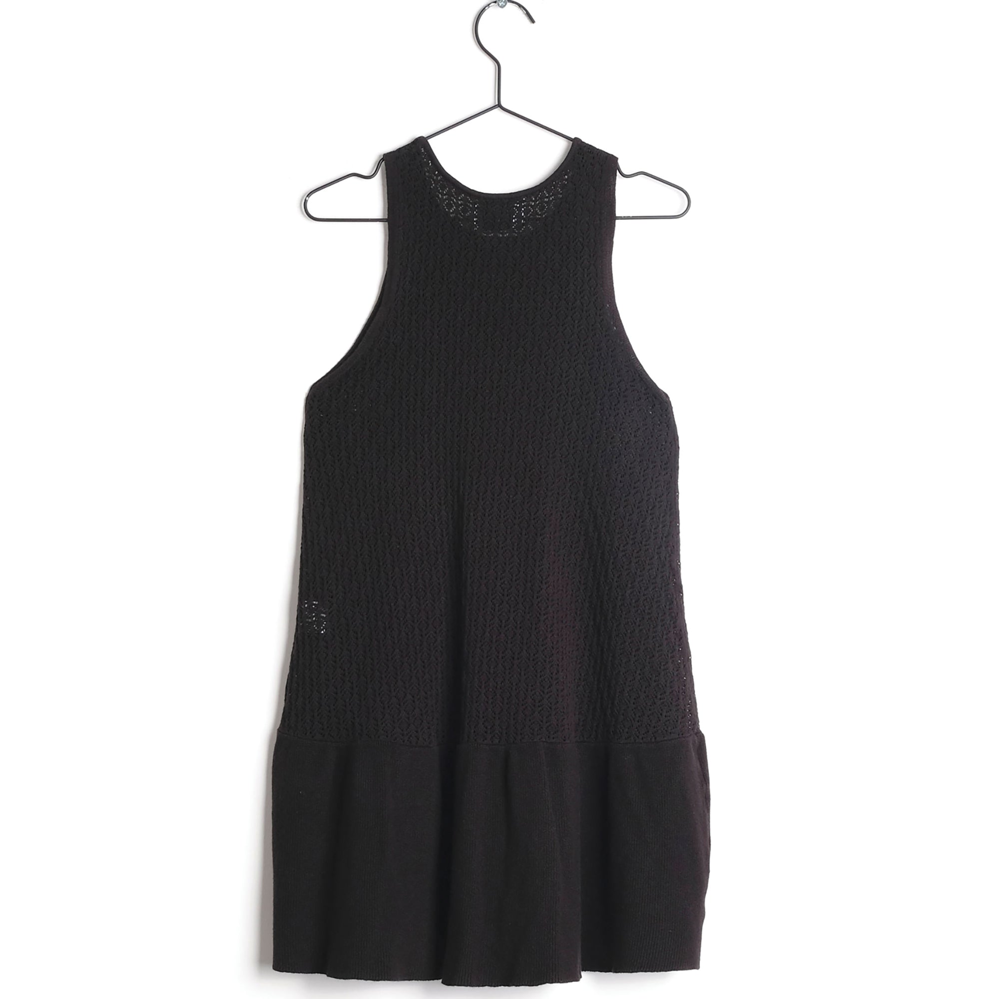 Girls Black Cotton Dress