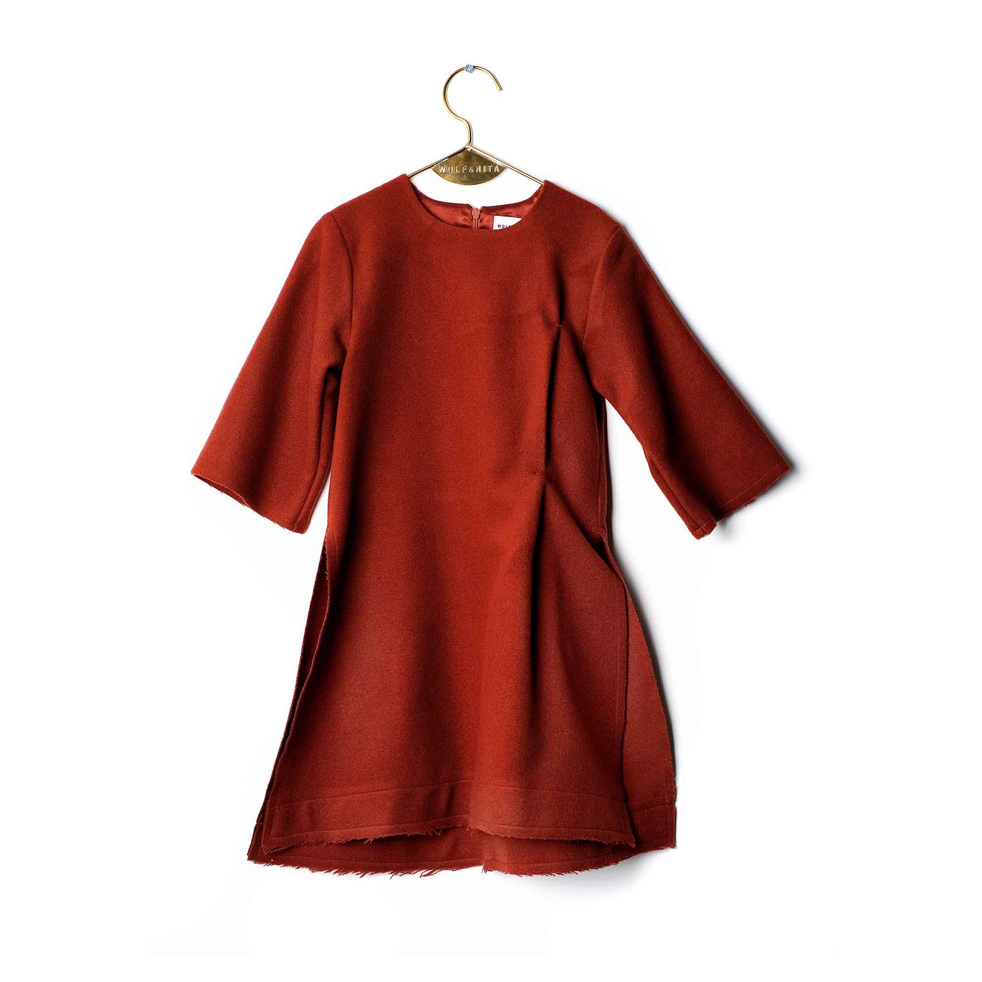 Baby Girls Brick Cotton Dress