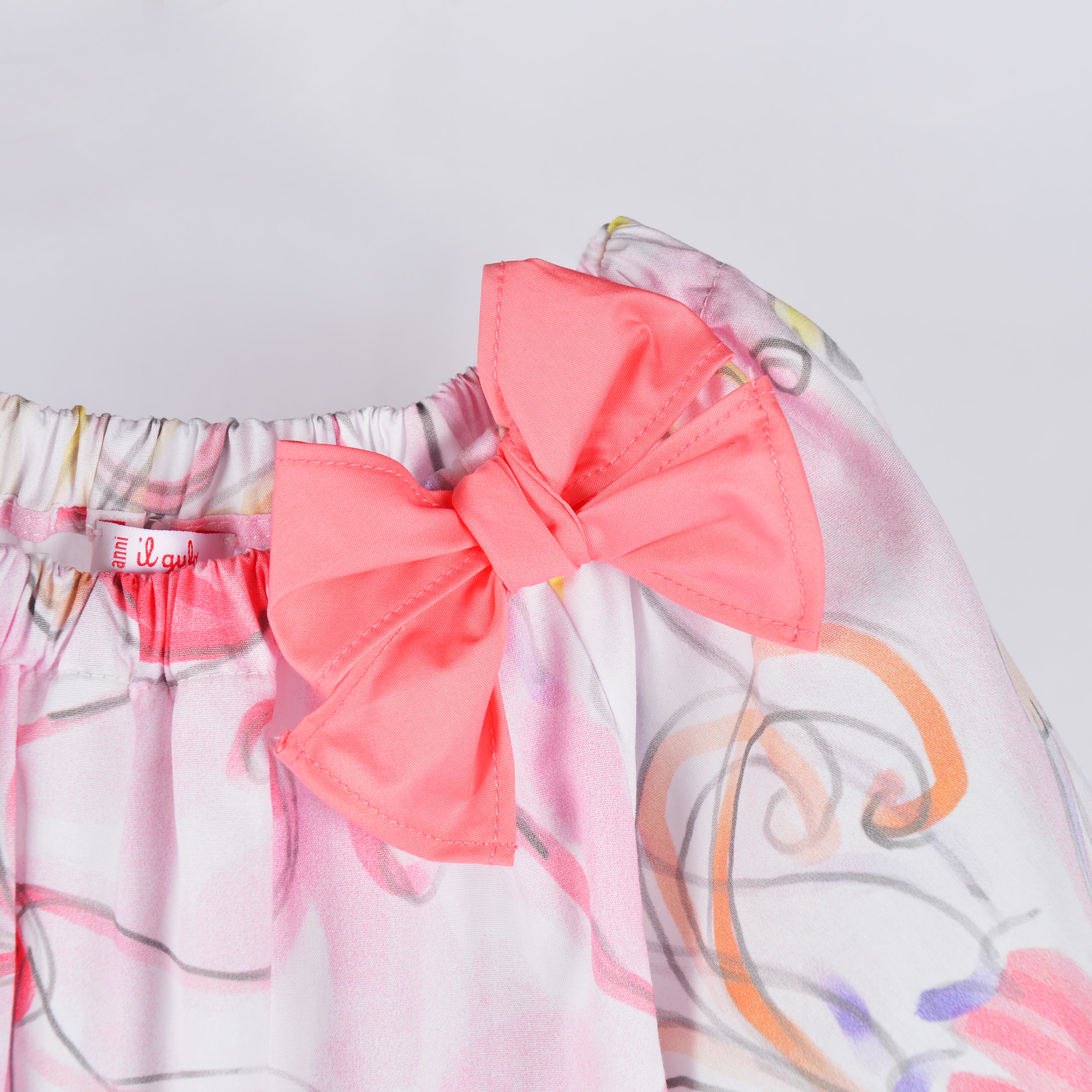 Girls Pearl Pink Cotton Dress