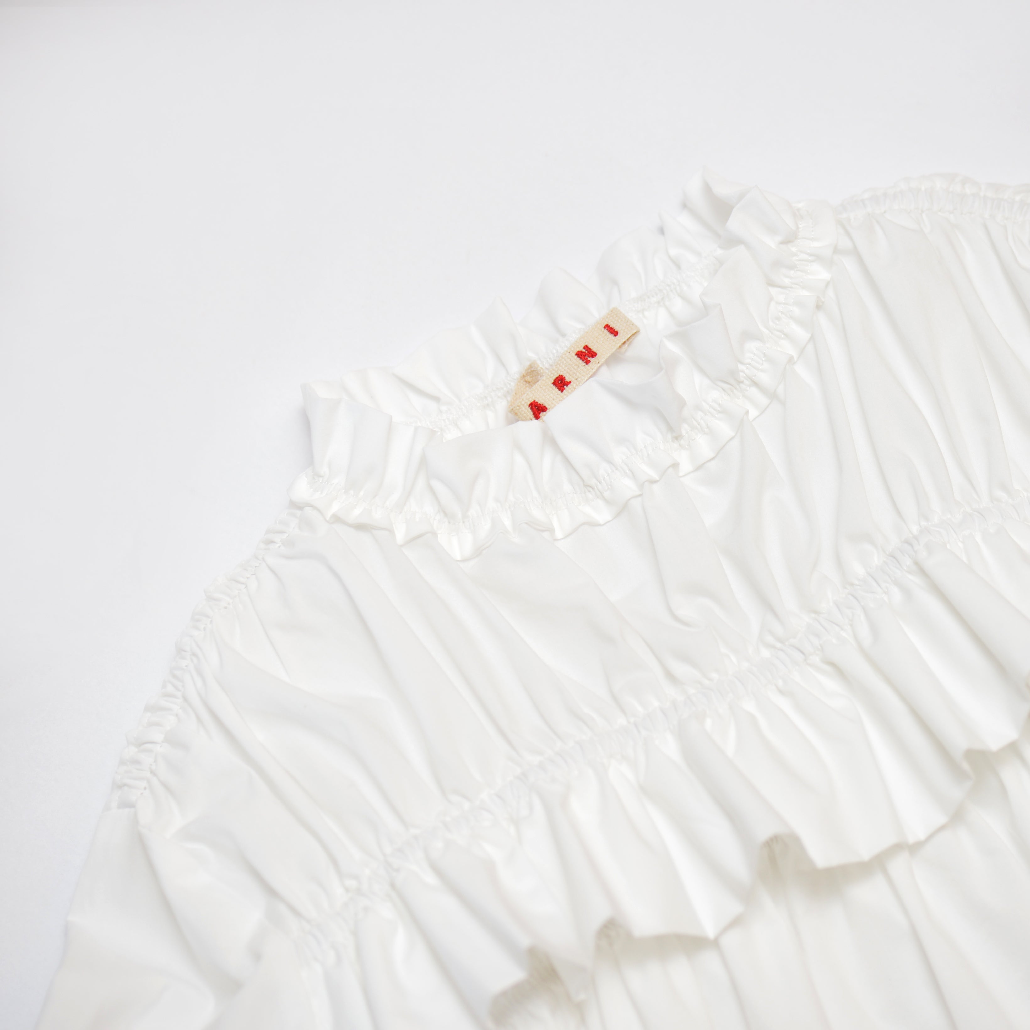 Girls White Cotton Shirt