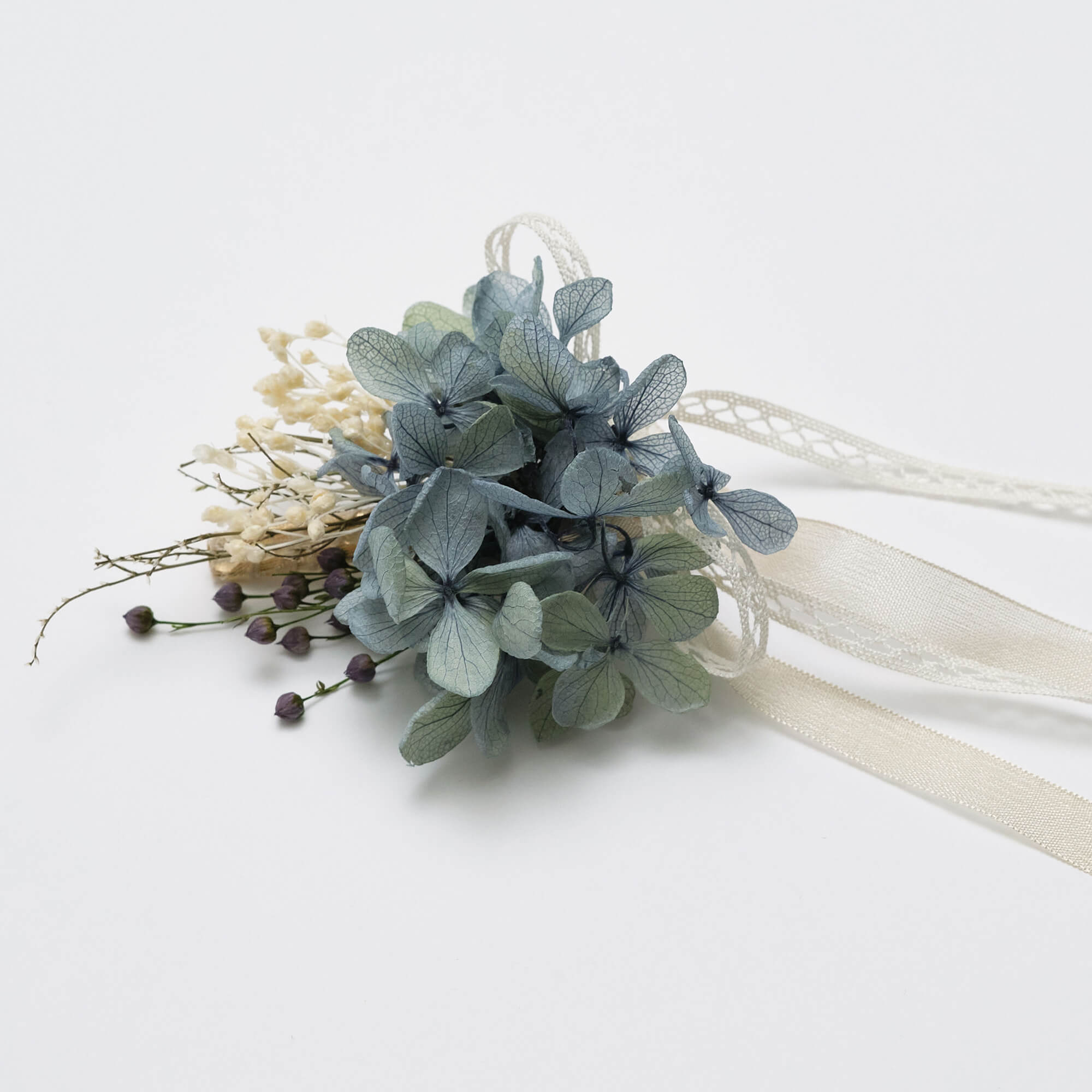 Girls Blue Flower Hair Clip