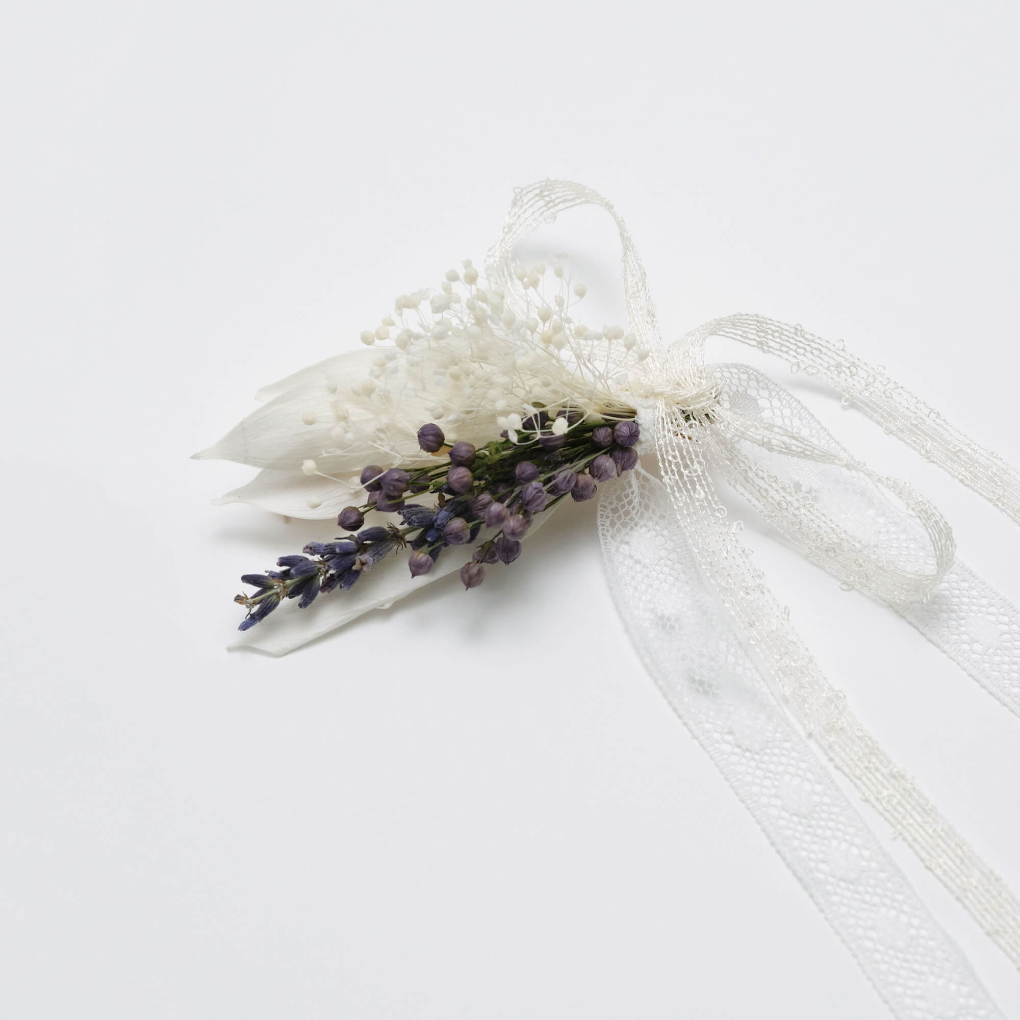 Girls Violet Flower Hair Clip