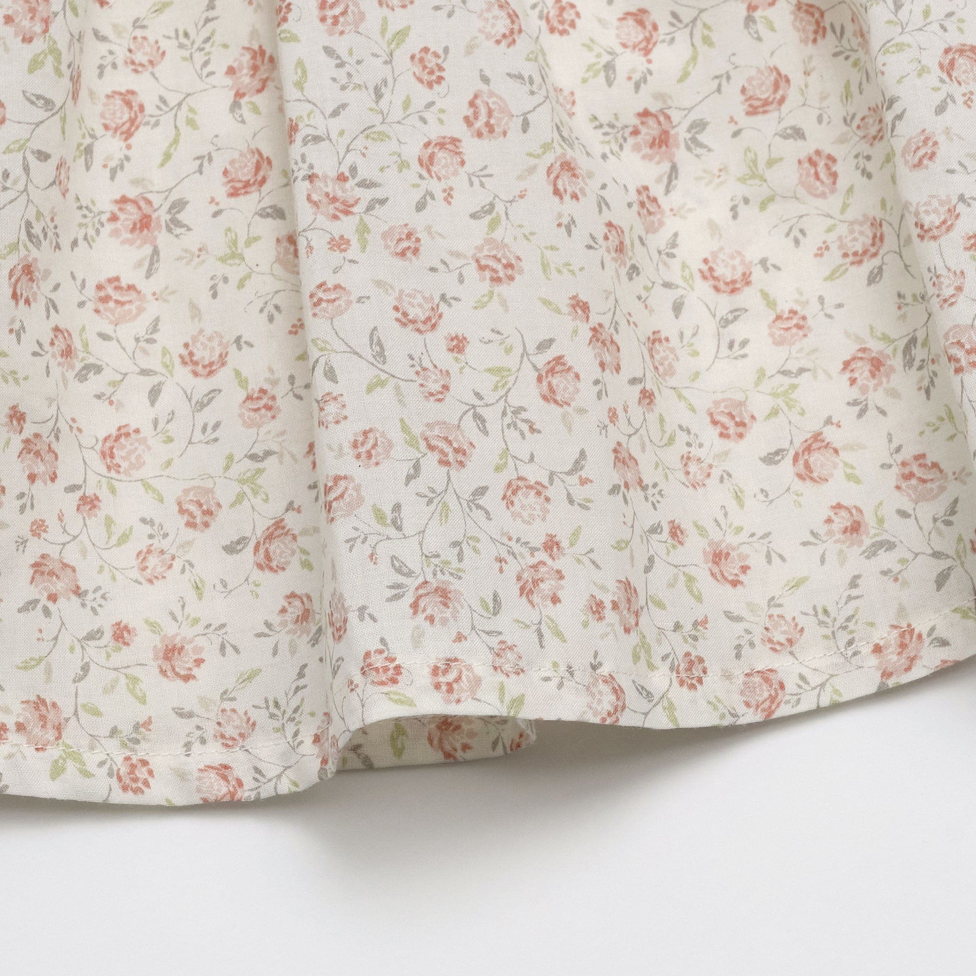 Girls Pink Floral Cotton Shorts