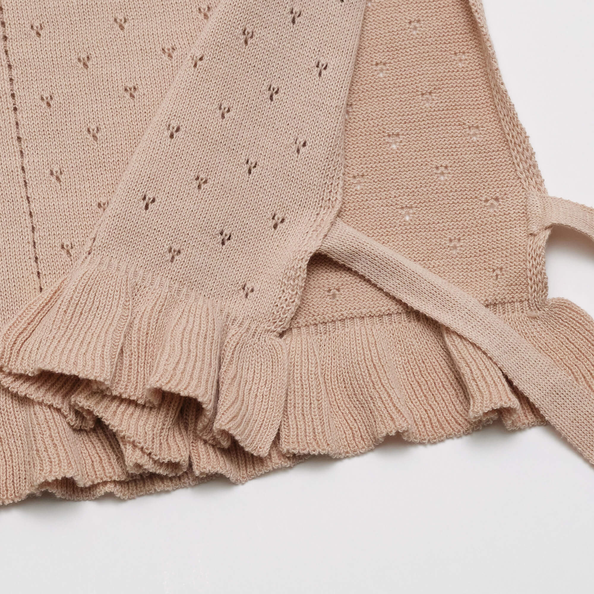 Girls Pink Knit Vest