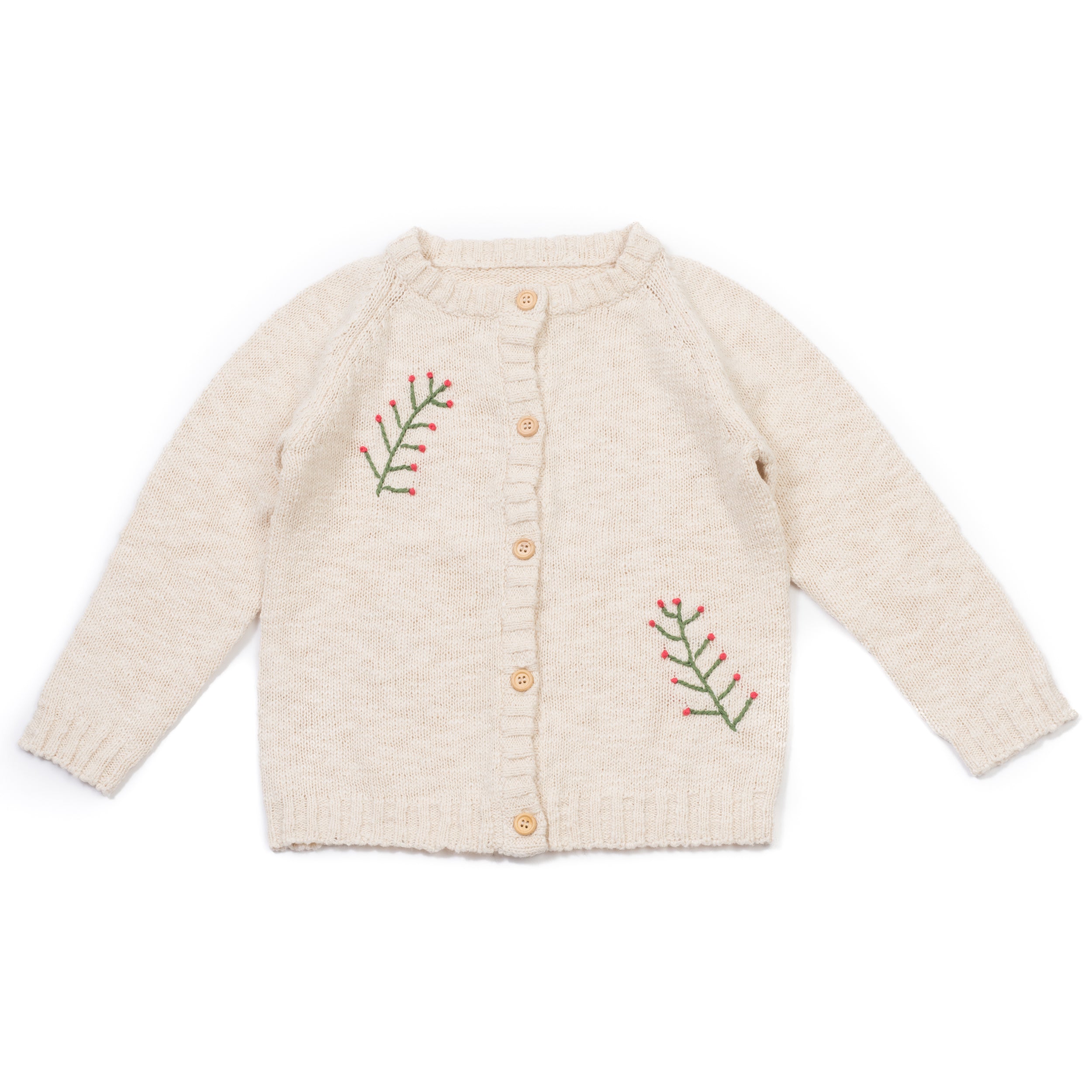 Girls Fresh Butter Cotton Cardigan