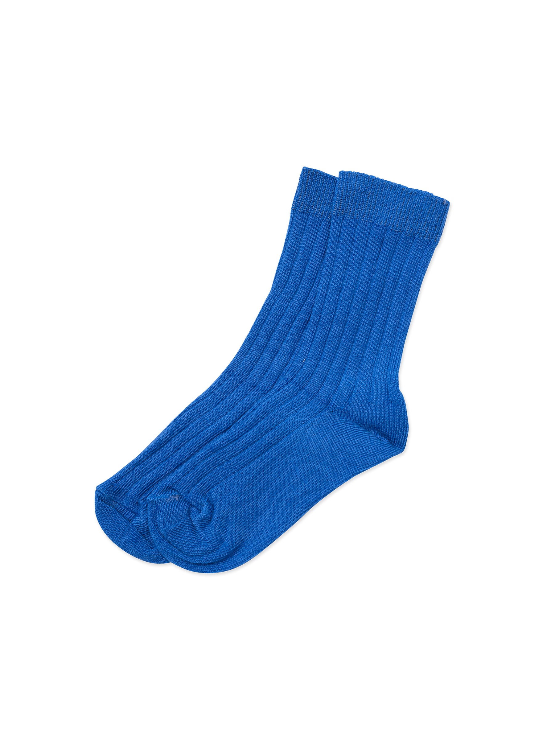 Girls Blue Cotton Socks
