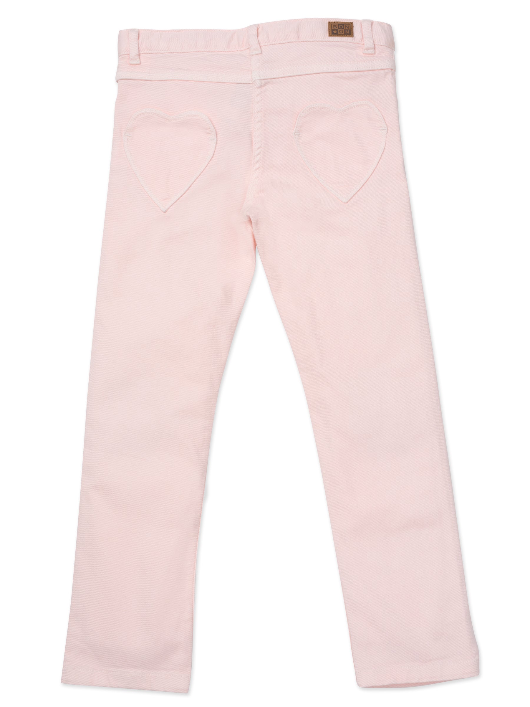 Girls Pink Cotton Trousers