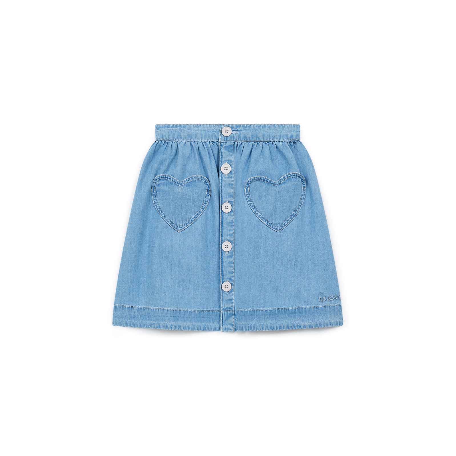 Girls Blue Denim Skirt