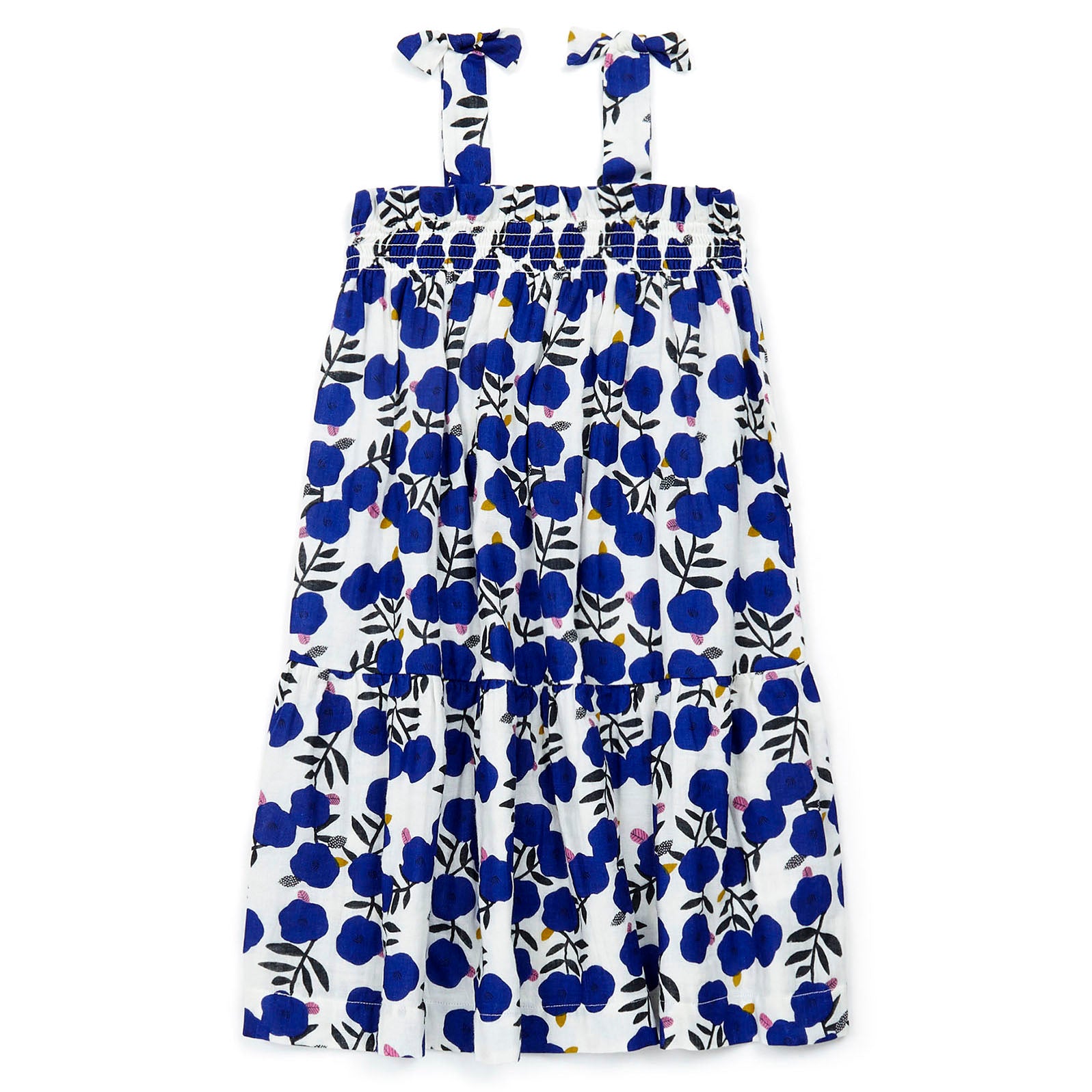 Girls Blue Cotton Dress