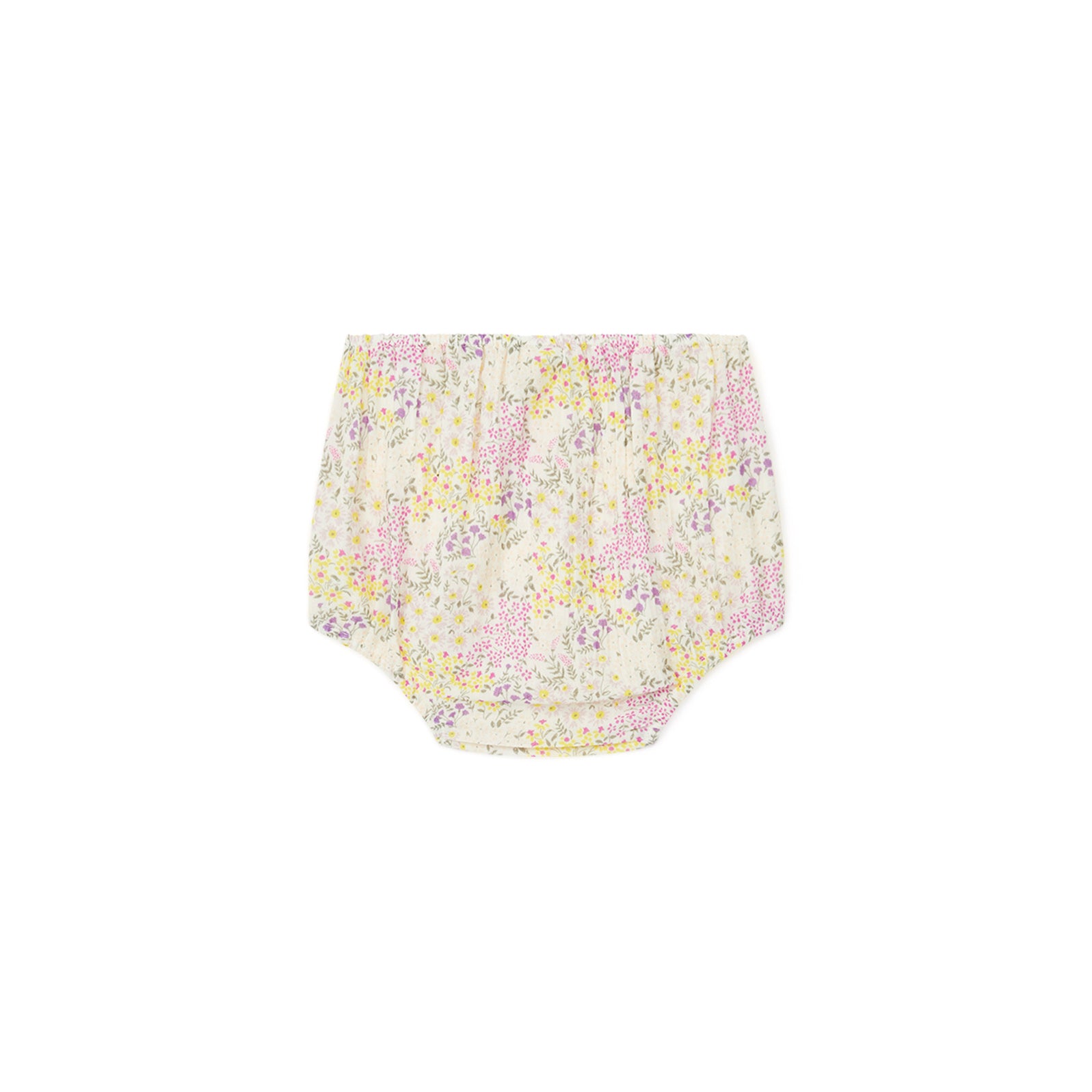 Baby Girls Yellow Cotton Bloomers