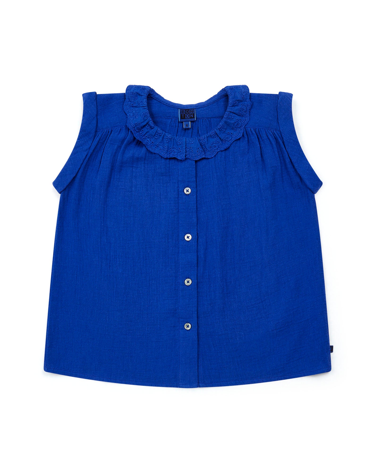 Girls Blue Cotton Top