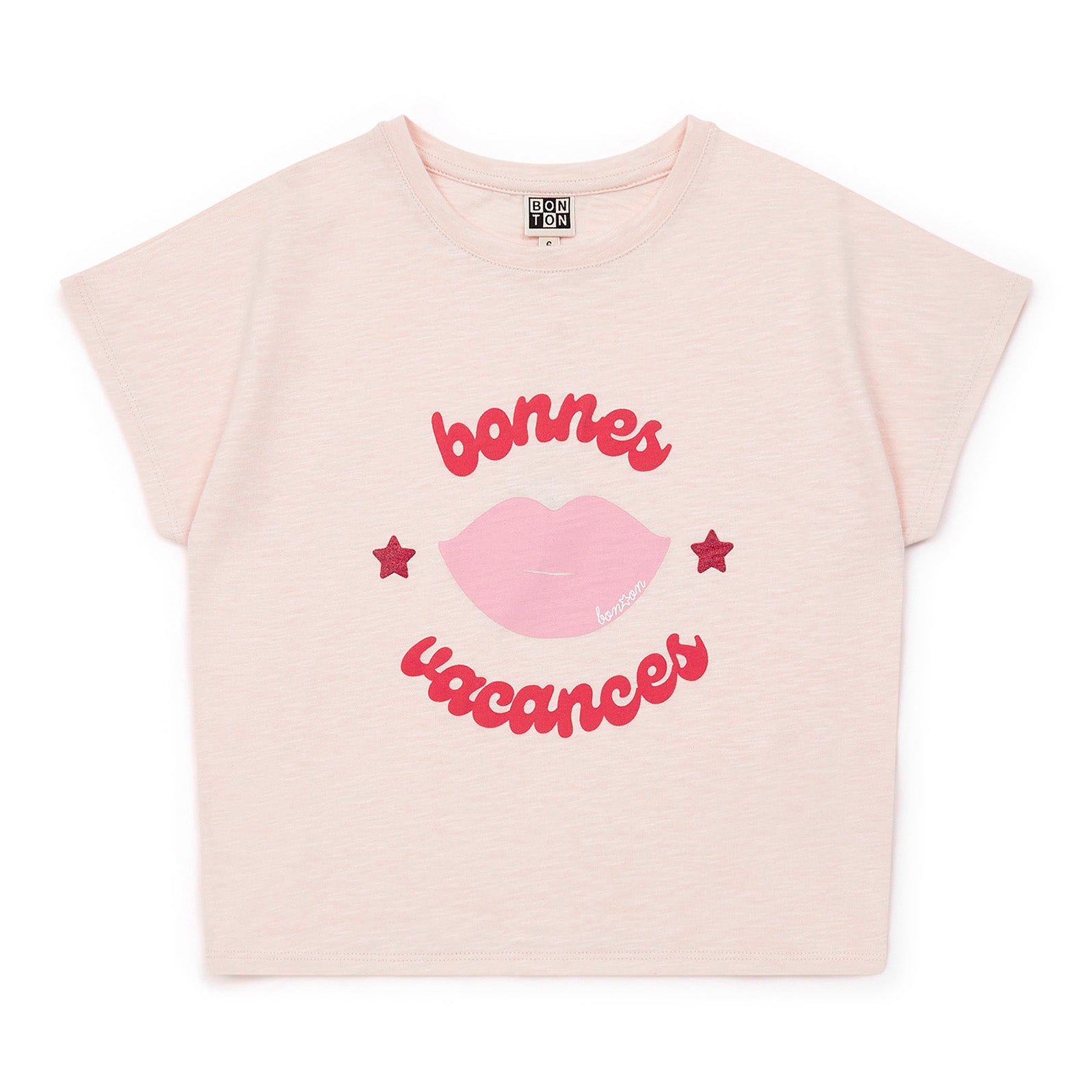 Girls Pink Logo Cotton T-Shirt