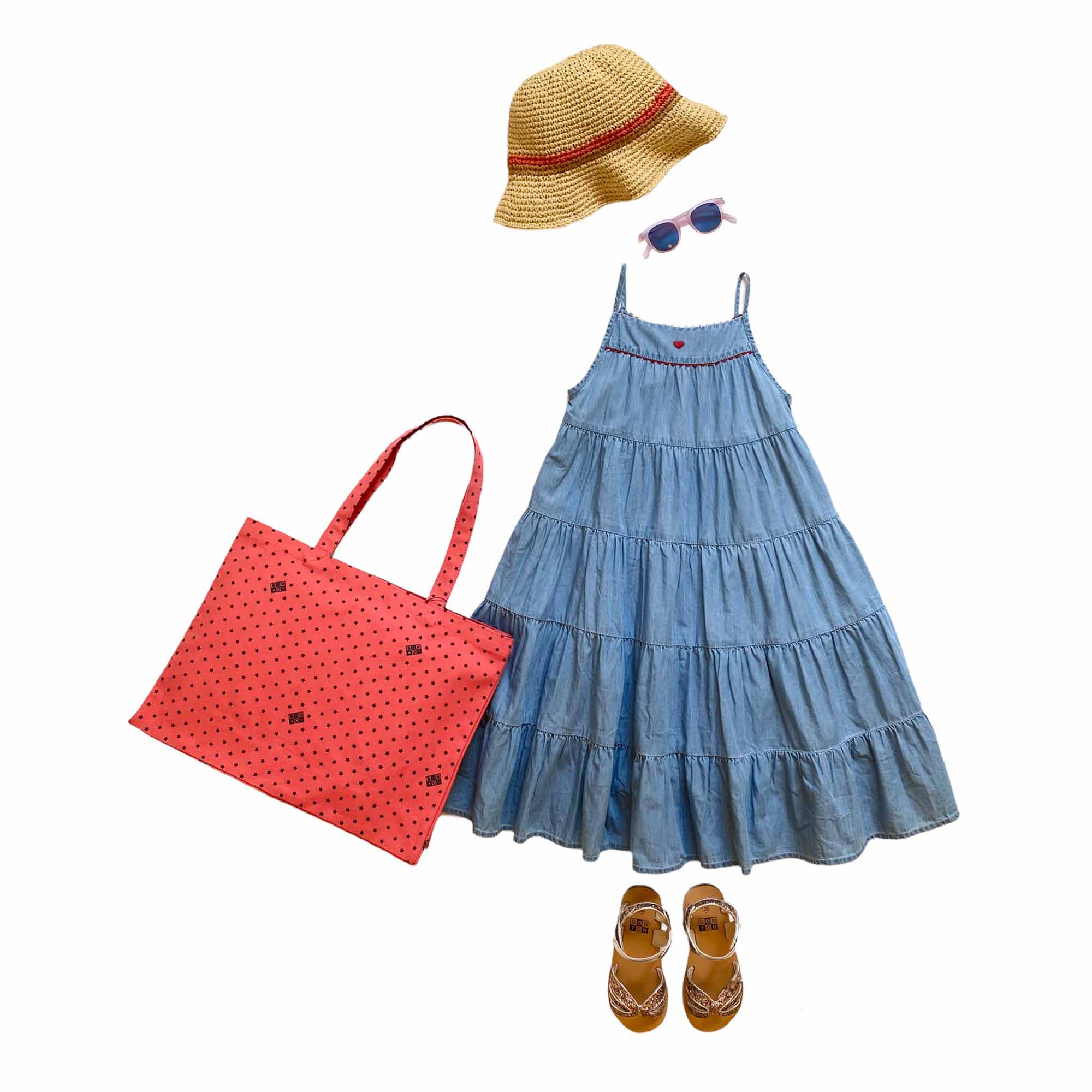 Girls Blue Denim Dress