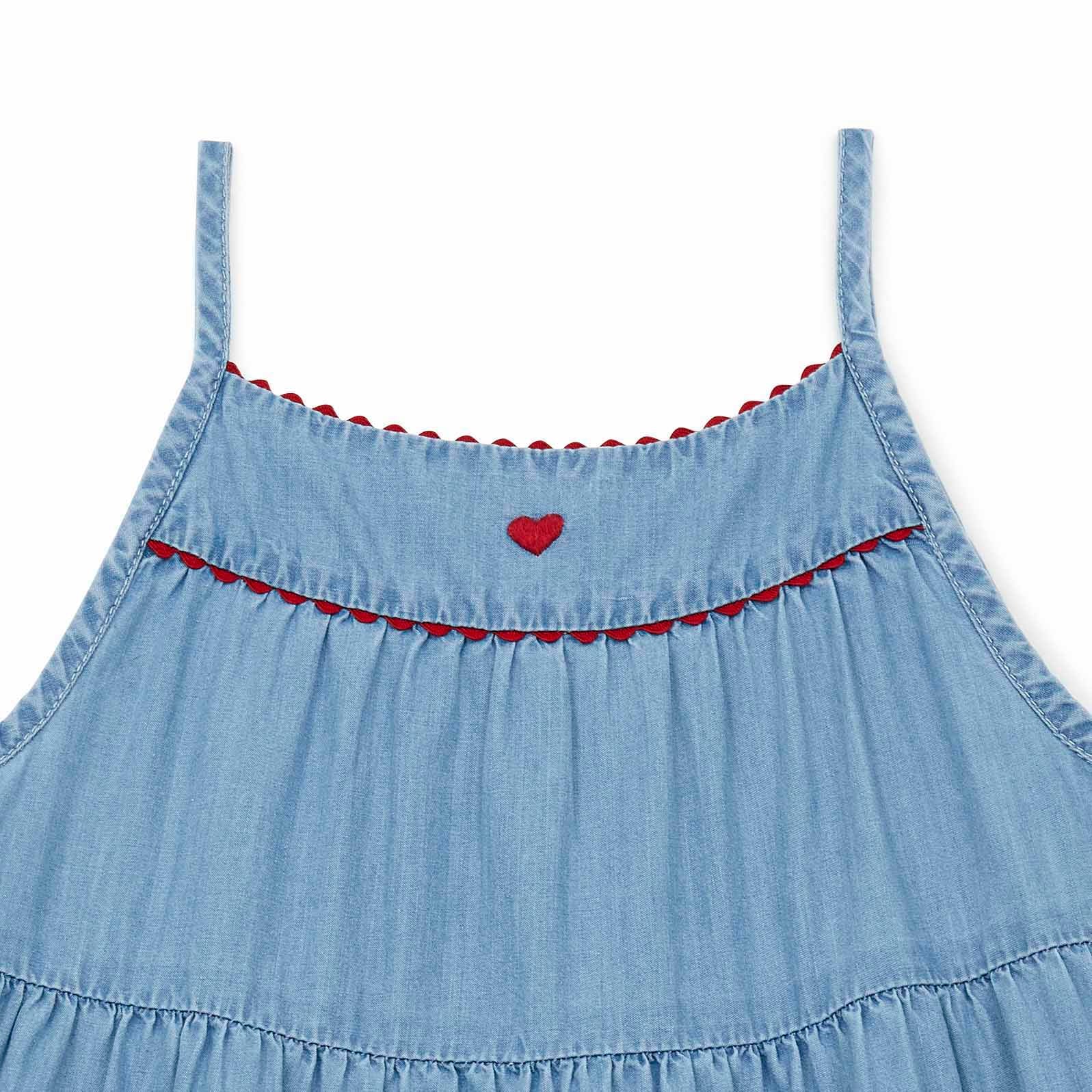 Girls Blue Denim Dress