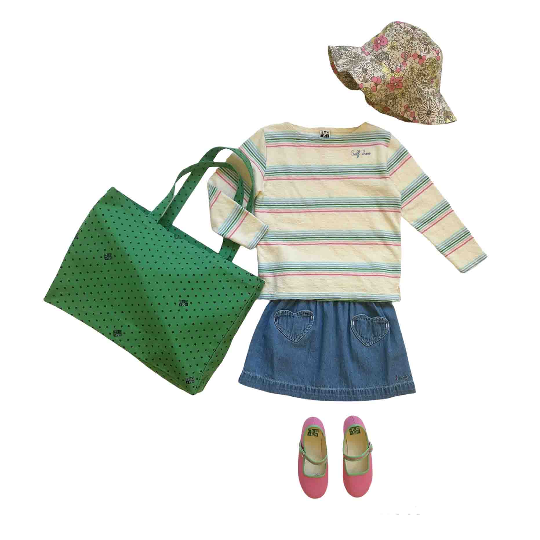 Girls Blue Denim Skirt