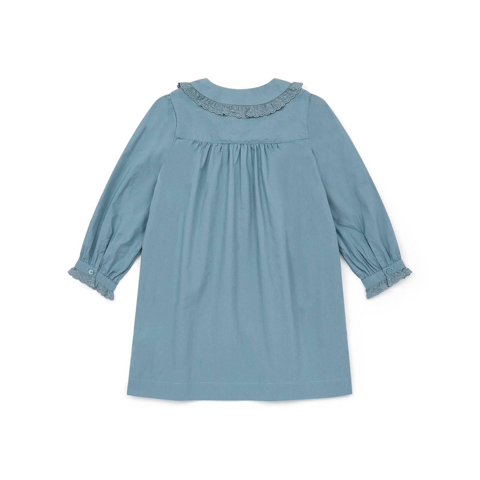 Girls Blue Cotton Dress