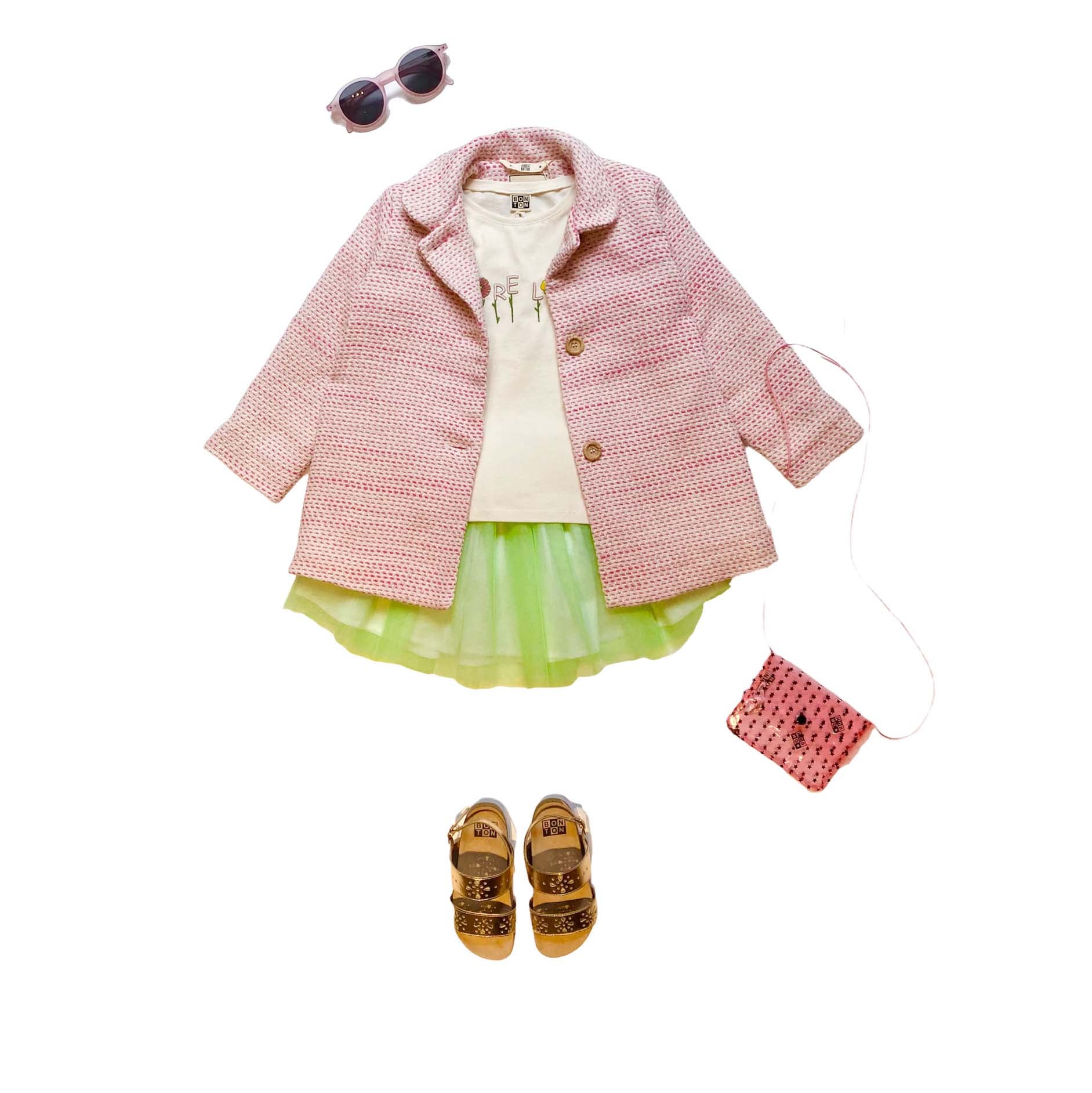 Girls Pink Coat