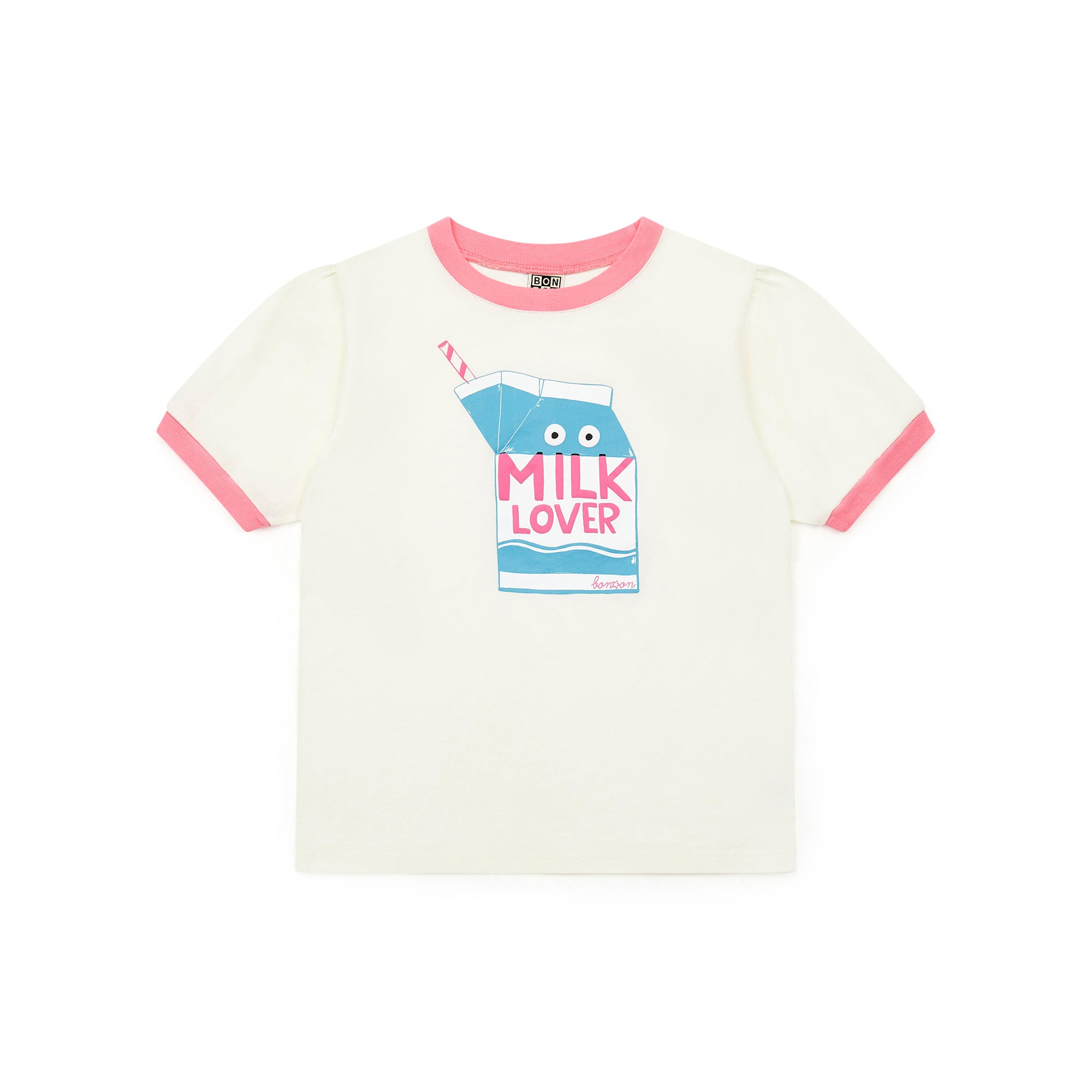 Girls White Logo Cotton T-Shirt