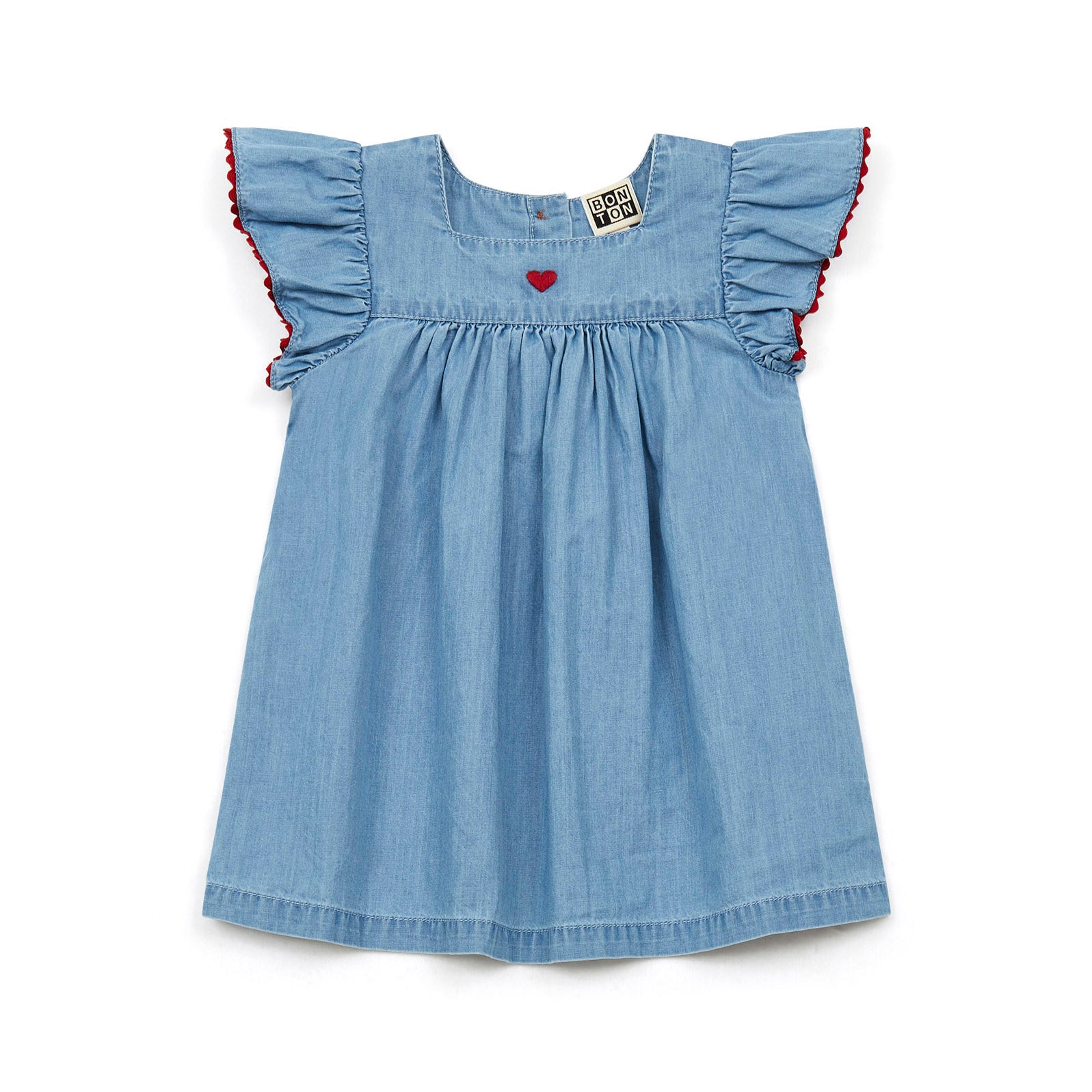 Baby Girls Blue Denim Dress